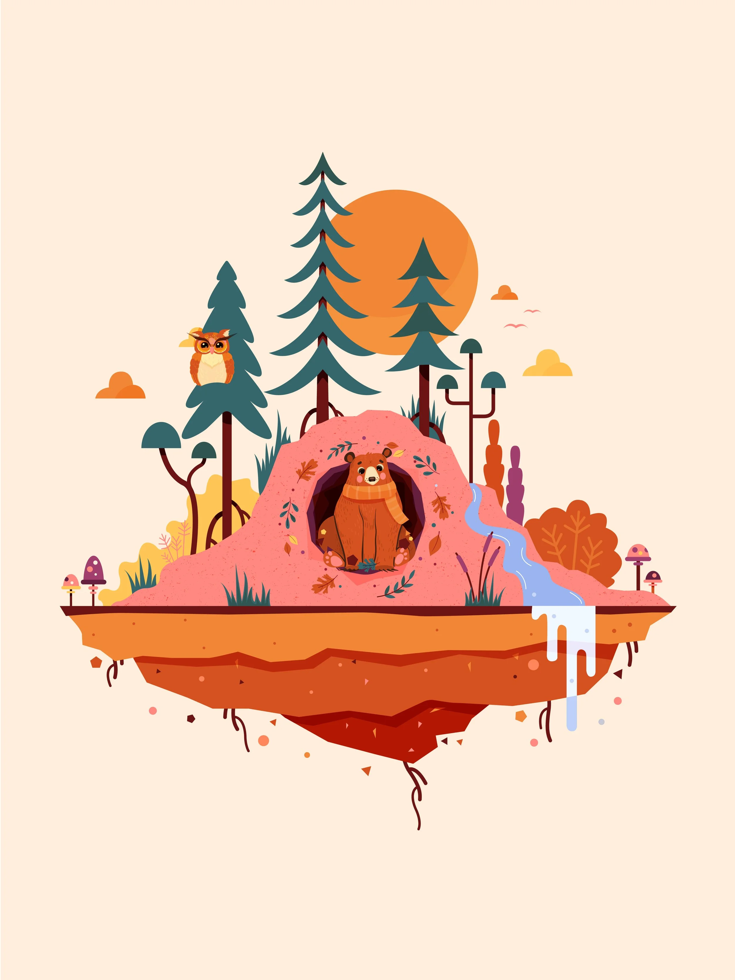 Owl & Bear Children's Book