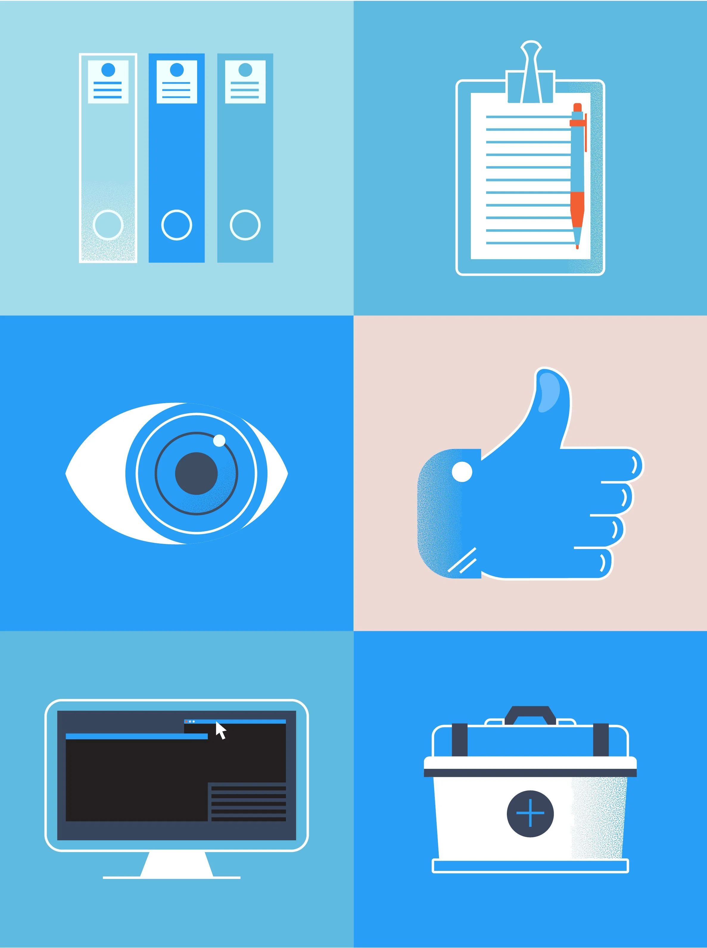 Storyboard illustrations - Inova healthcare