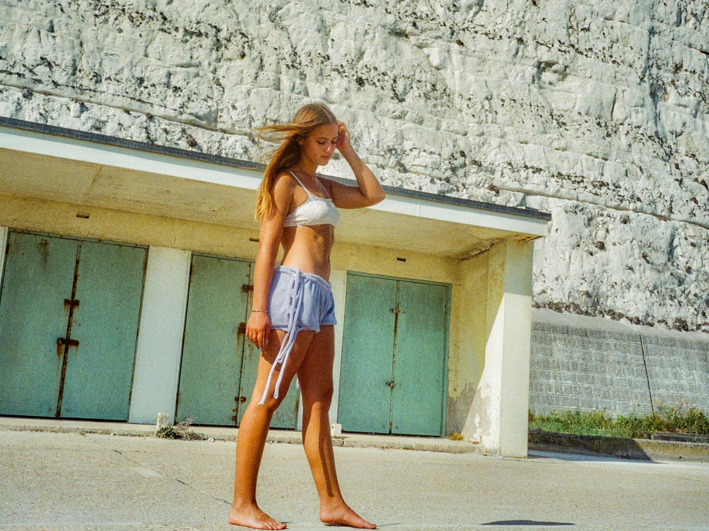 Violet Tie Shorts