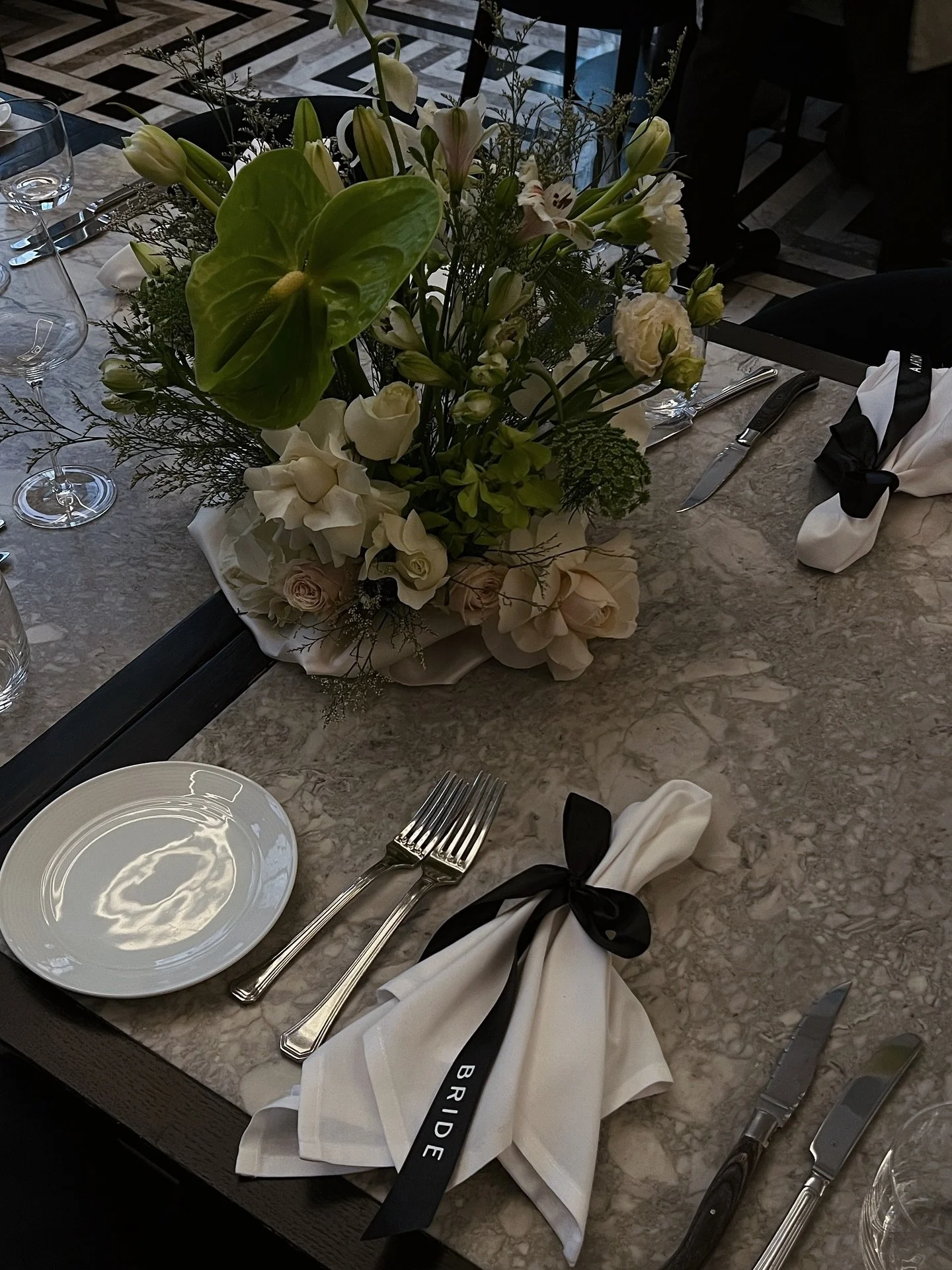 It&rsquo;s the little details that make an event feel unforgettable 🤍

For @aboveandblossom at @lucimelbourne for E&amp;W&rsquo;s wedding reception.