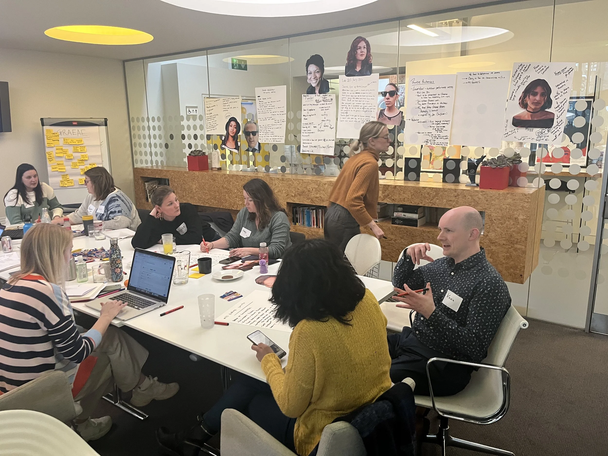 A photo from the client workshop.