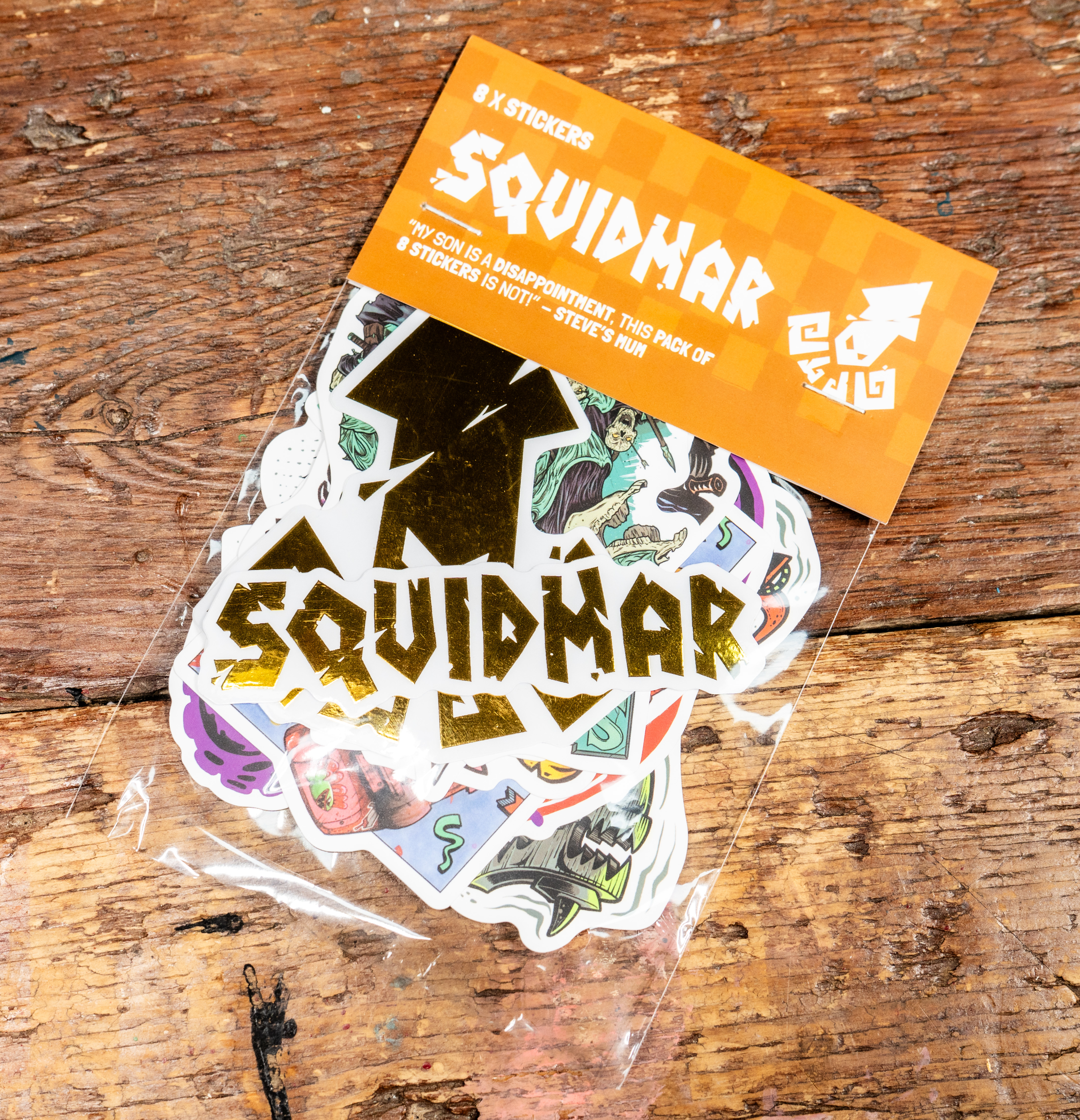 8 Squidmar Stickers