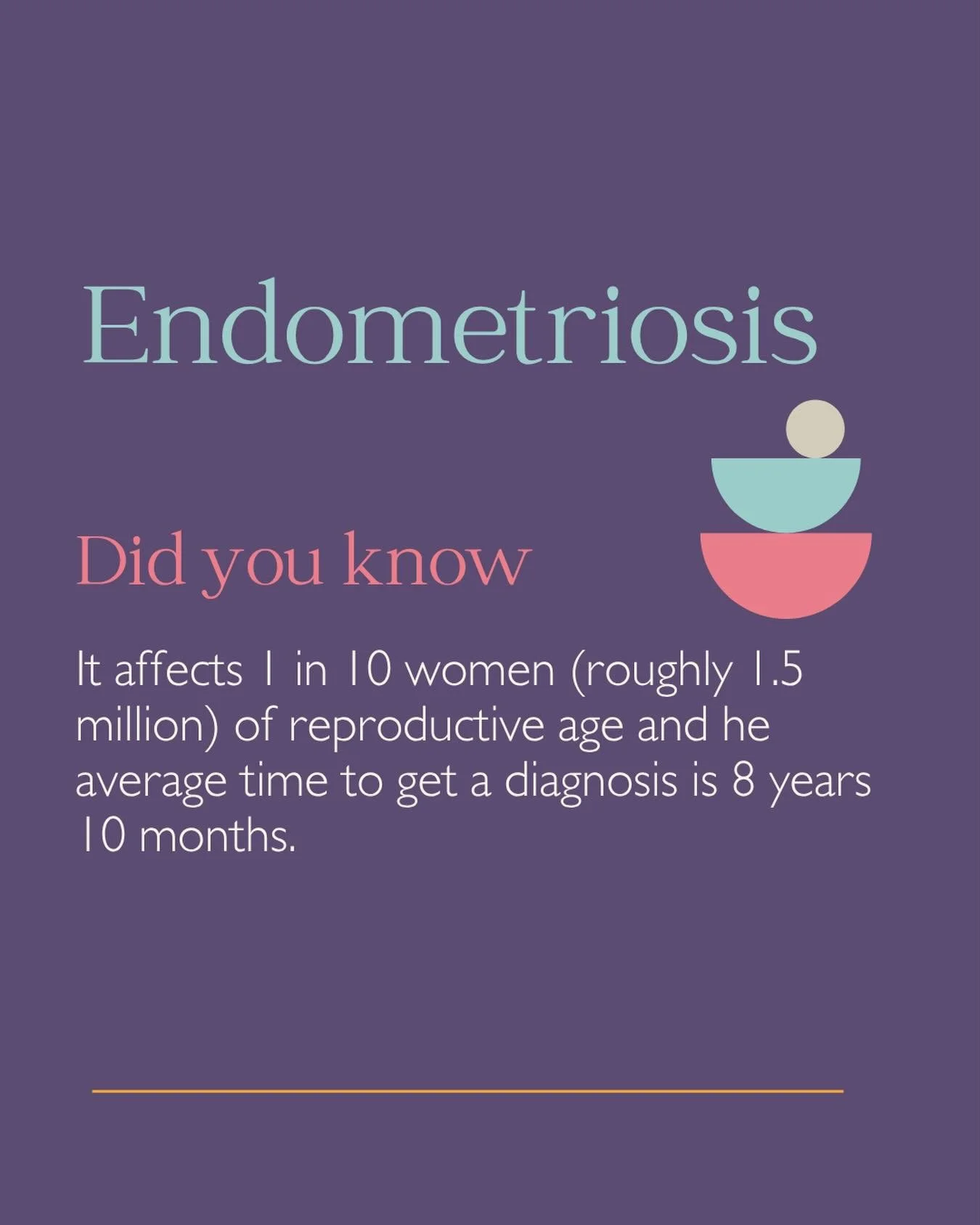 Endometriosis is the second most common gynaecological condition in the UK but many women struggle to get a diagnosis. 
The symptoms range from severe pain during/after sex, during periods, chronic fatigue, bowel/bladder issues and infertility. 
Alth