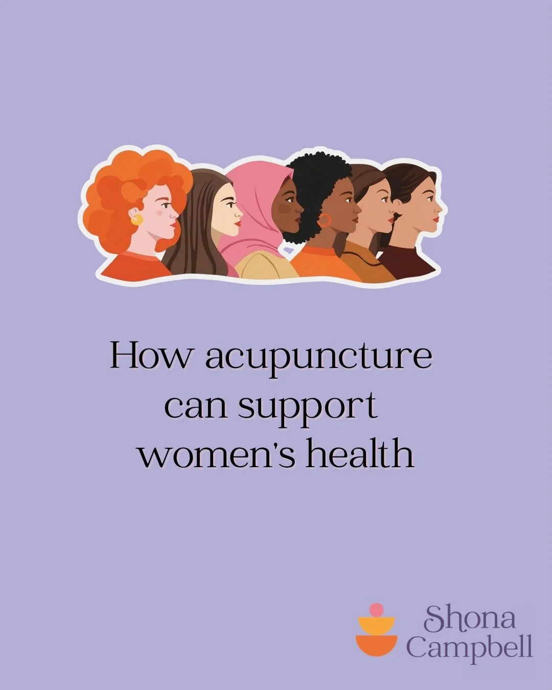 I&rsquo;m passionate about supporting women&rsquo;s health and acupuncture is the perfect tool for that. Scroll through for just some of the ways my needles and I can help! 
Please get in touch if you have any questions and head up my website to lear