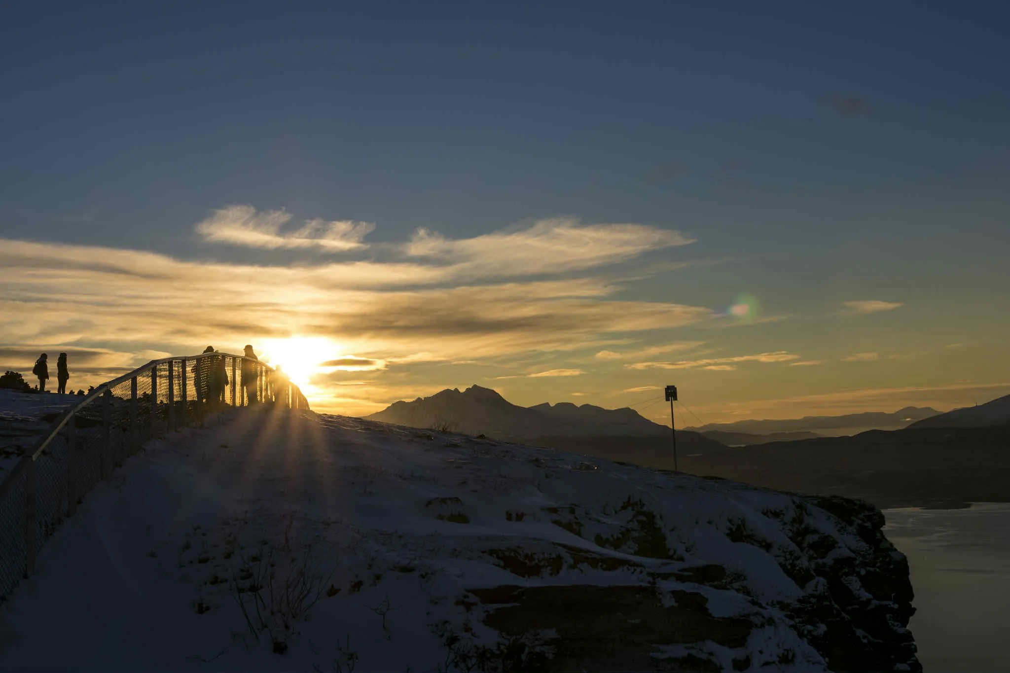 Reach mountain views by cable car