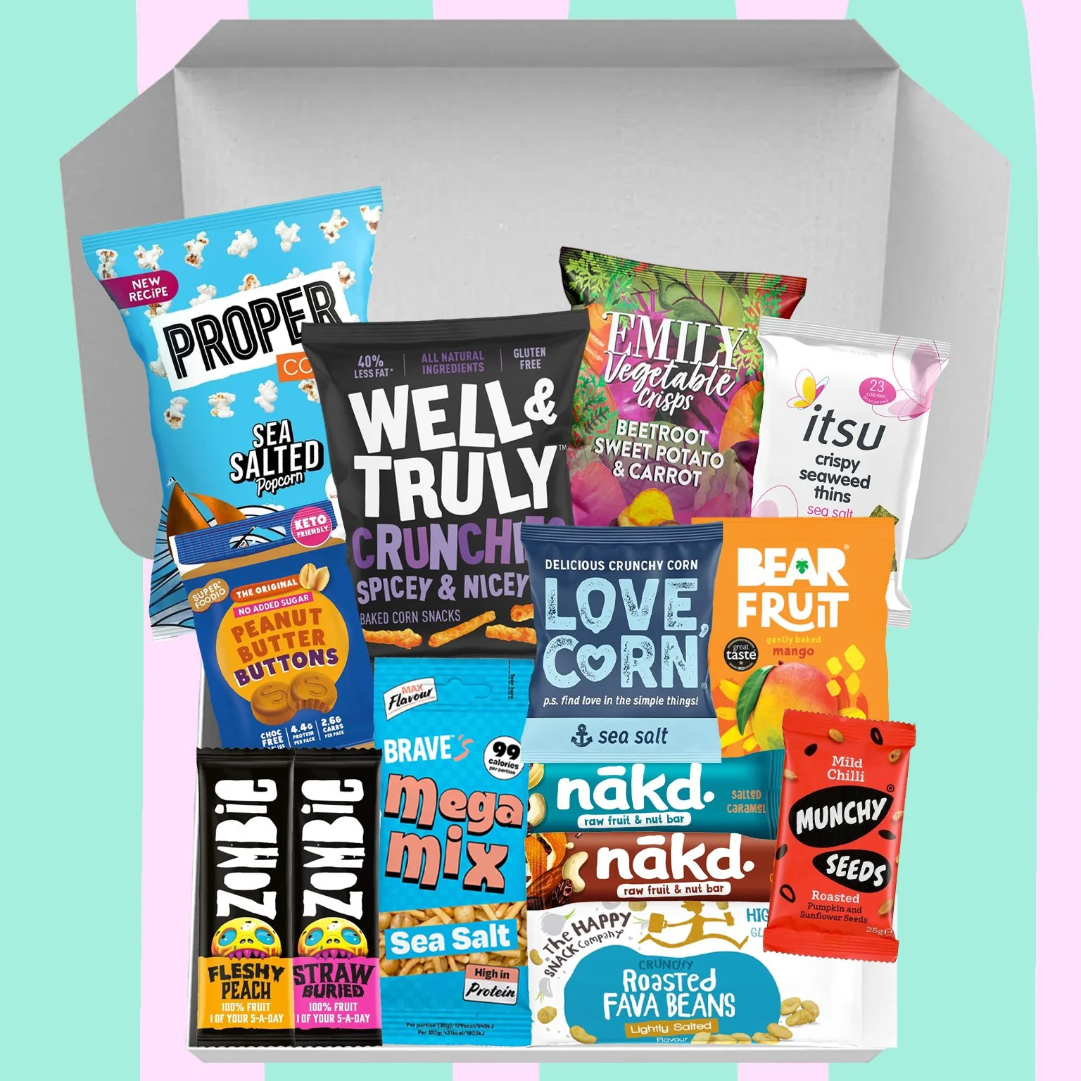Feel-Good Snack Box | Naturally Sweet Treats | Healthy Gift | Wellness Snack Hamper