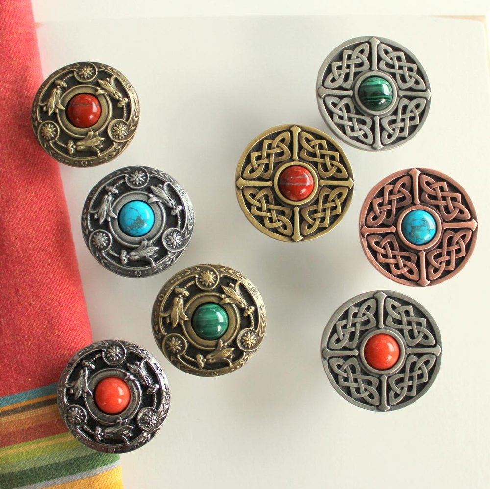 Notting Hill decorative cabinet hardware pulls and knobs at Heritage Home Supply Andersonville