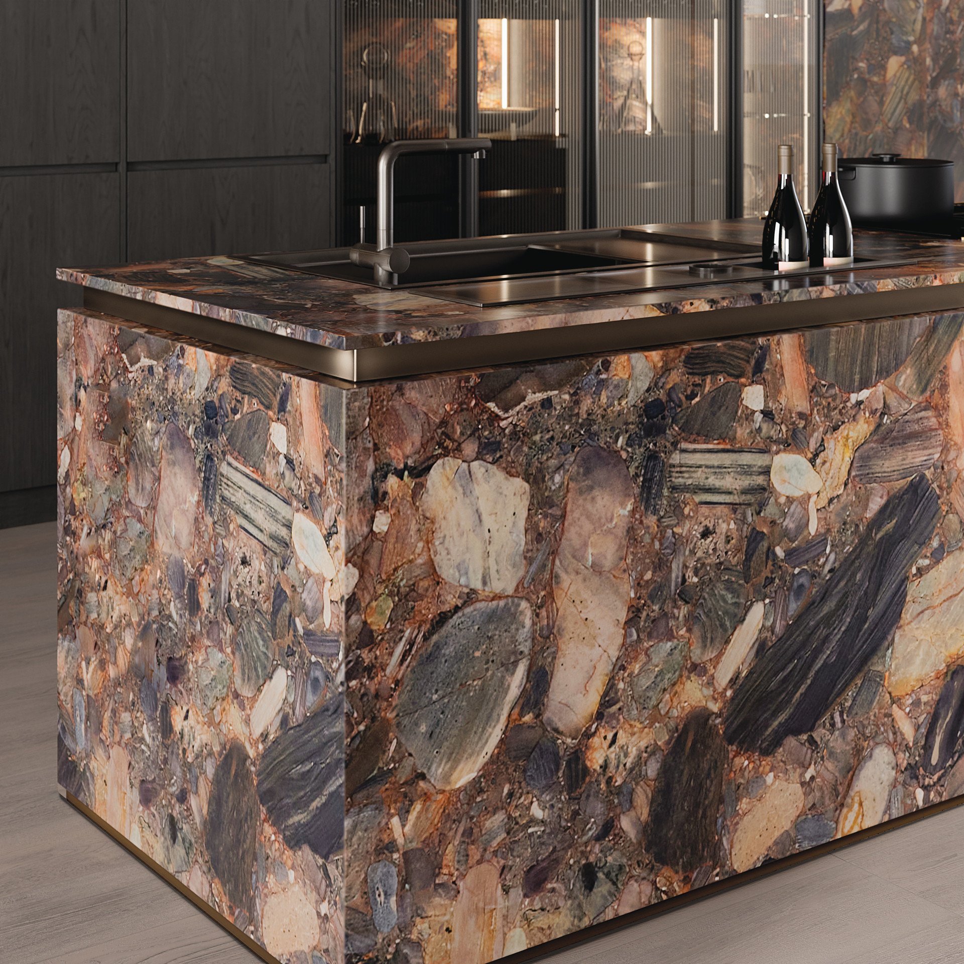 Explore Italian stone countertops by Margraf, featuring marble and natural stone sourced from historic quarries, available at Heritage Home Supply.