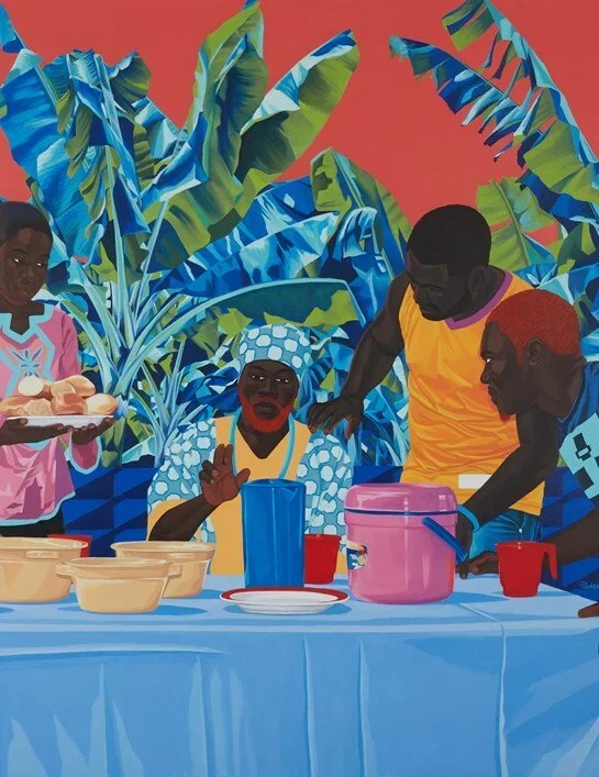 A Daily Dose of Art: Le souper à Penja by Marc Padeu