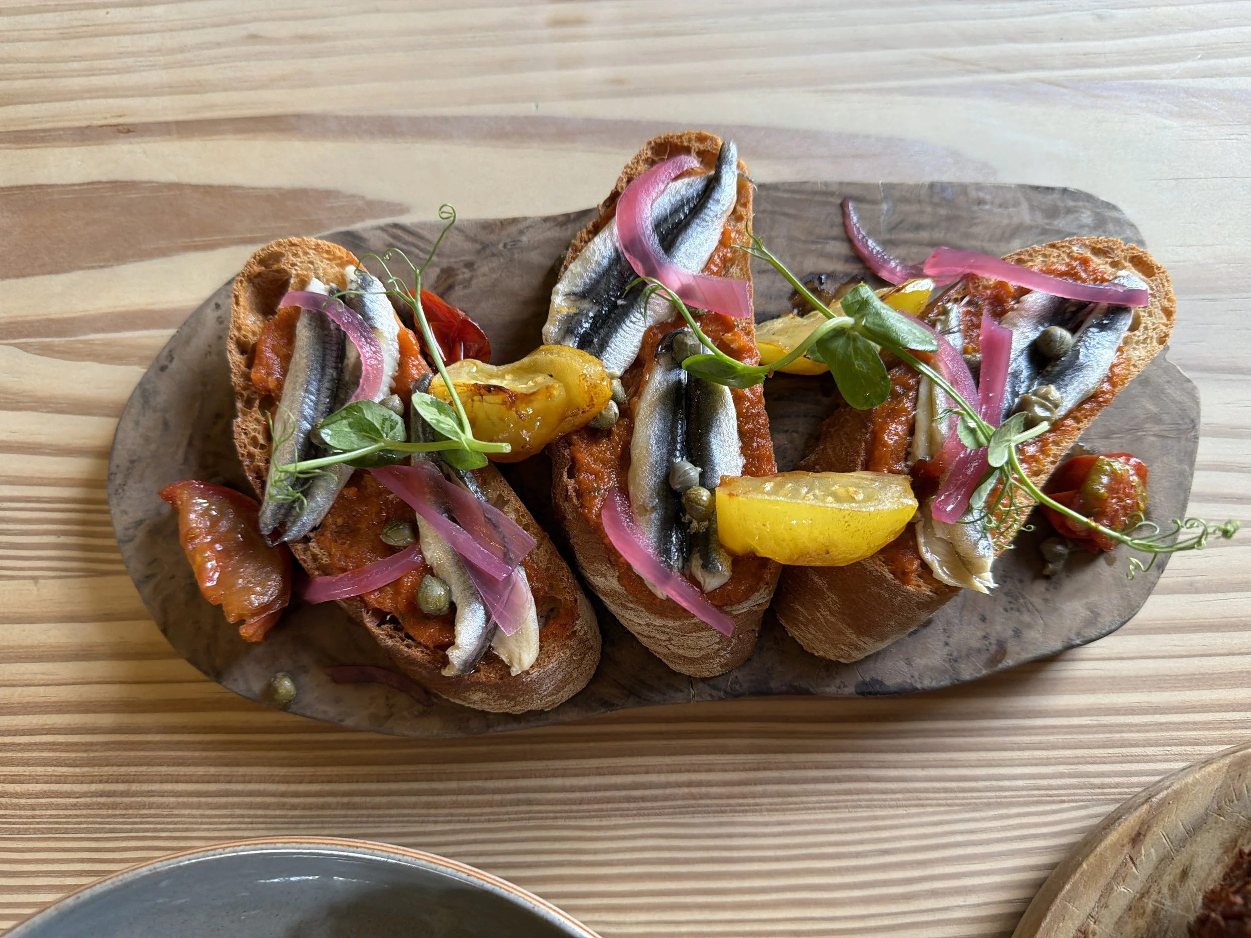 A Taste of the Coast: Authentic Mediterranean Anchovies at The Olive Tree, Spalding