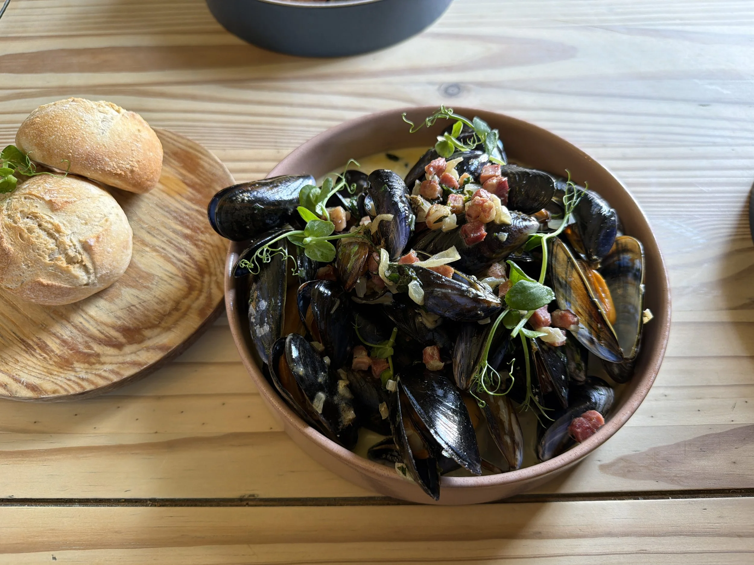 Craving Fresh Seafood?  Dive Into Our Incredible Mussels at The Olive Tree Spalding.