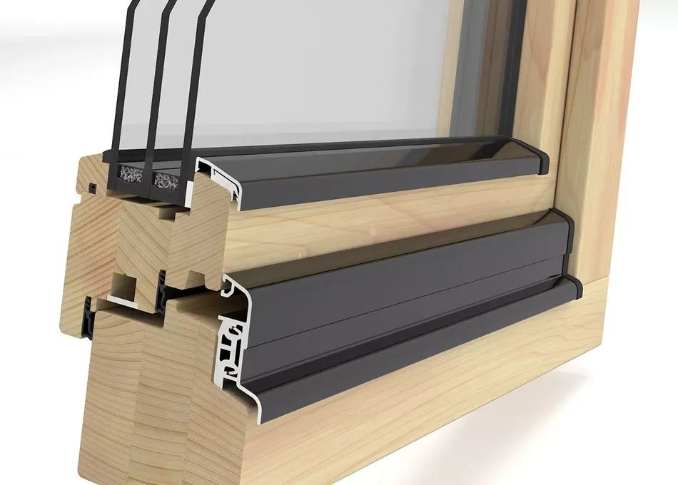 Unilux triple glazed timber window