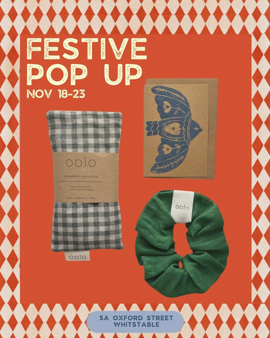 Just two weeks to go until @evaraystudio and I are back on Whitstable high street for our popular festive pop up.

Doors will open on Tue 18th at 10am.

Hope to see you there x