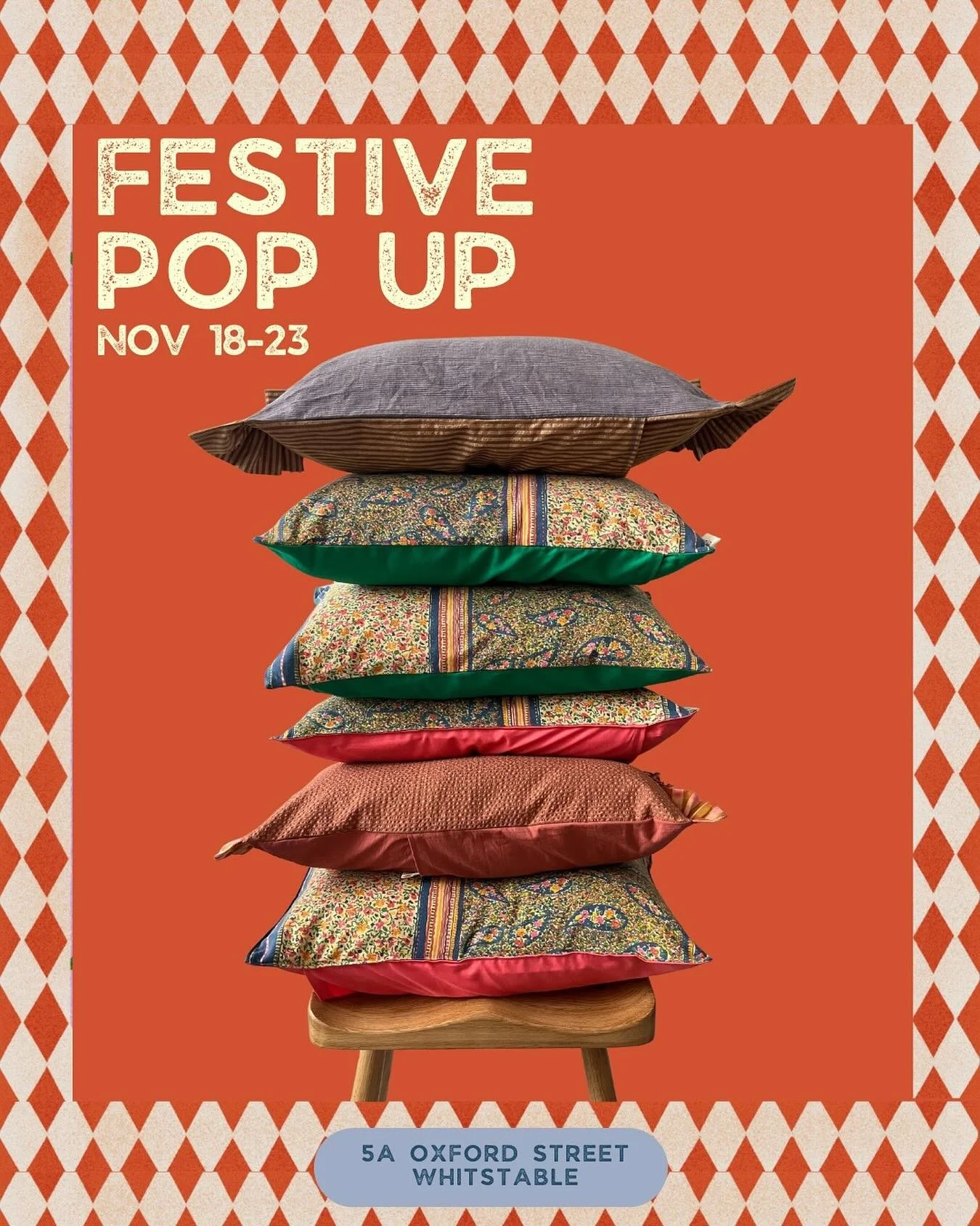 Not long now until @evaraystudio and I open the doors for our popular festive pop up. We&rsquo;re busy planning something special and can&rsquo;t wait to see you there.

18th Nov - 23rd Nov
5a Oxford Street, Whitstable

#shopsmall #shoplocal #festive