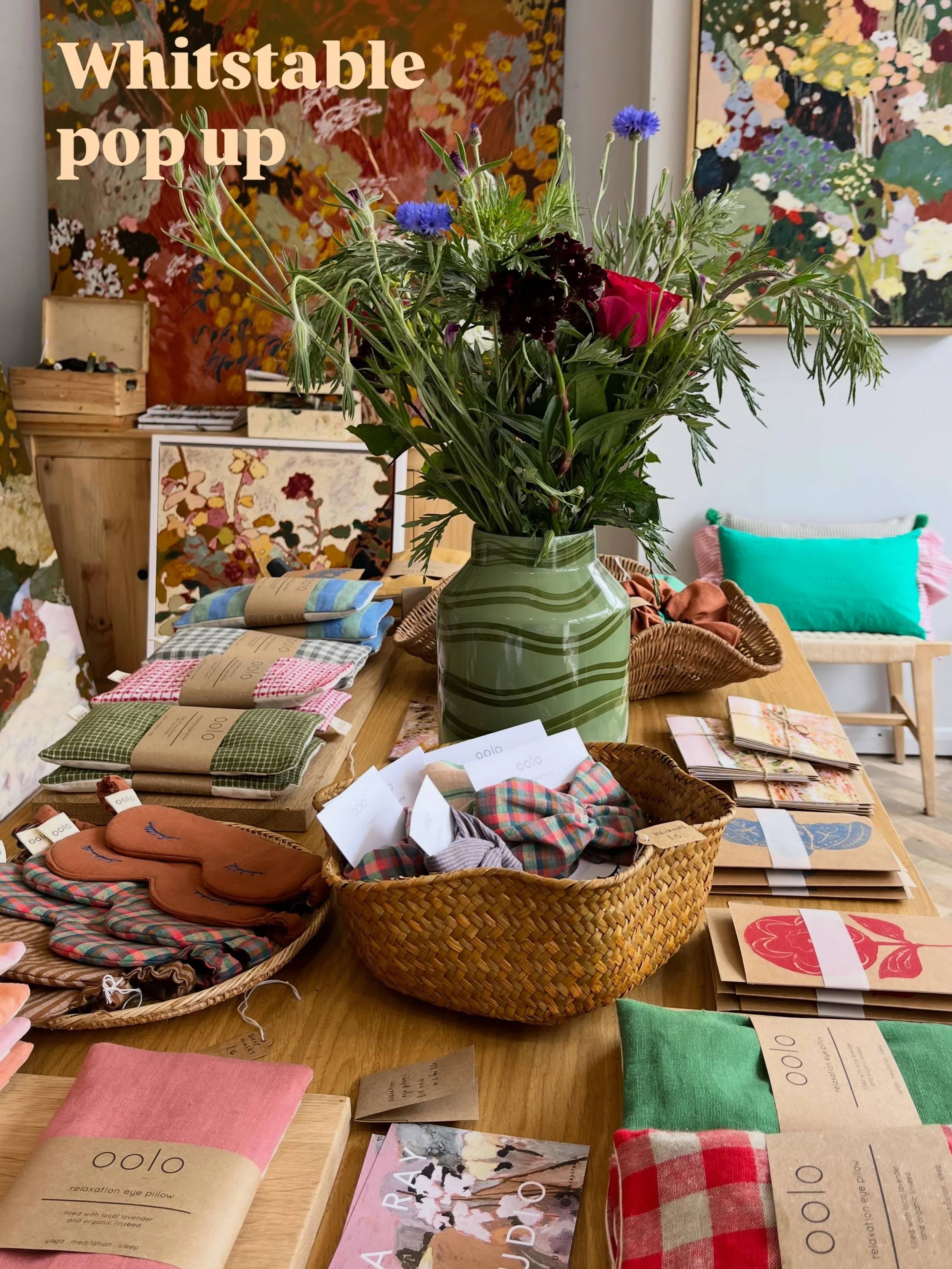 I had the best time popping up again at the brilliant Eva Ray studio in Whitstable this weekend. 

We always have a fun time and meet such lovely people. Thank you to everyone who popped by. 

 #shoplocal #artstudio #popup #neverfeelslikework #handma
