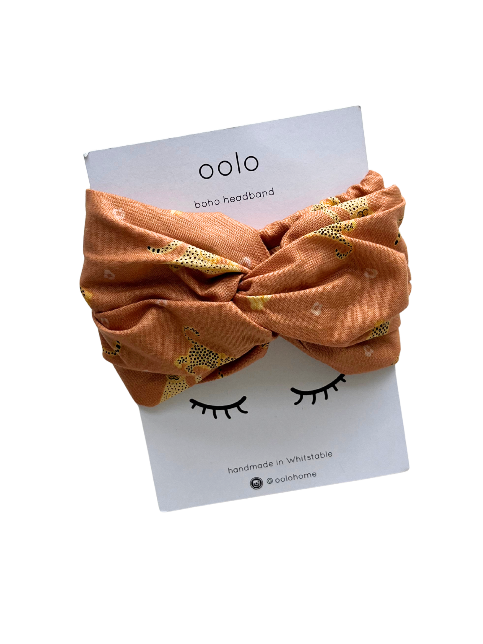 cheetah boho hairband