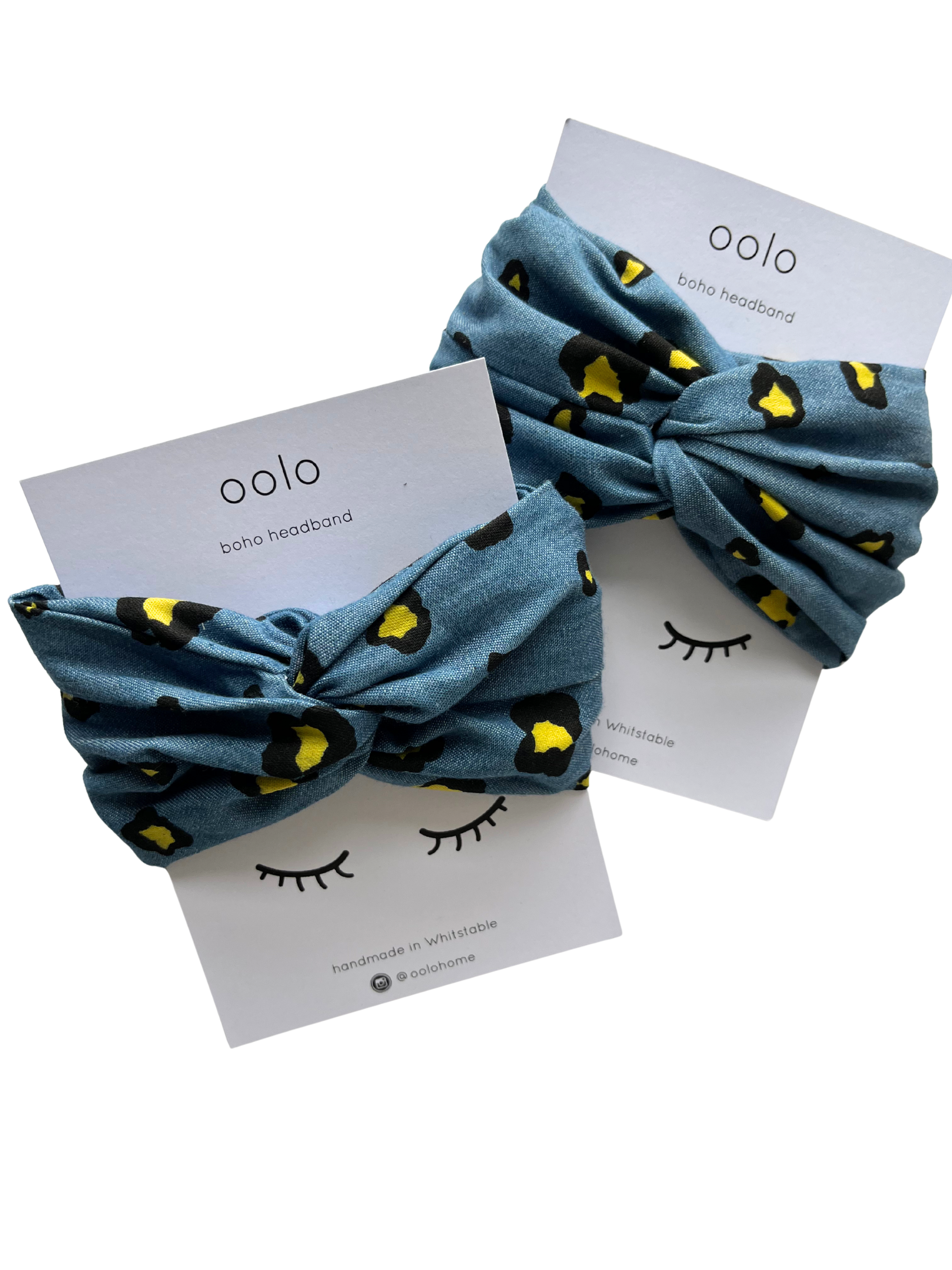 animal print boho hairband