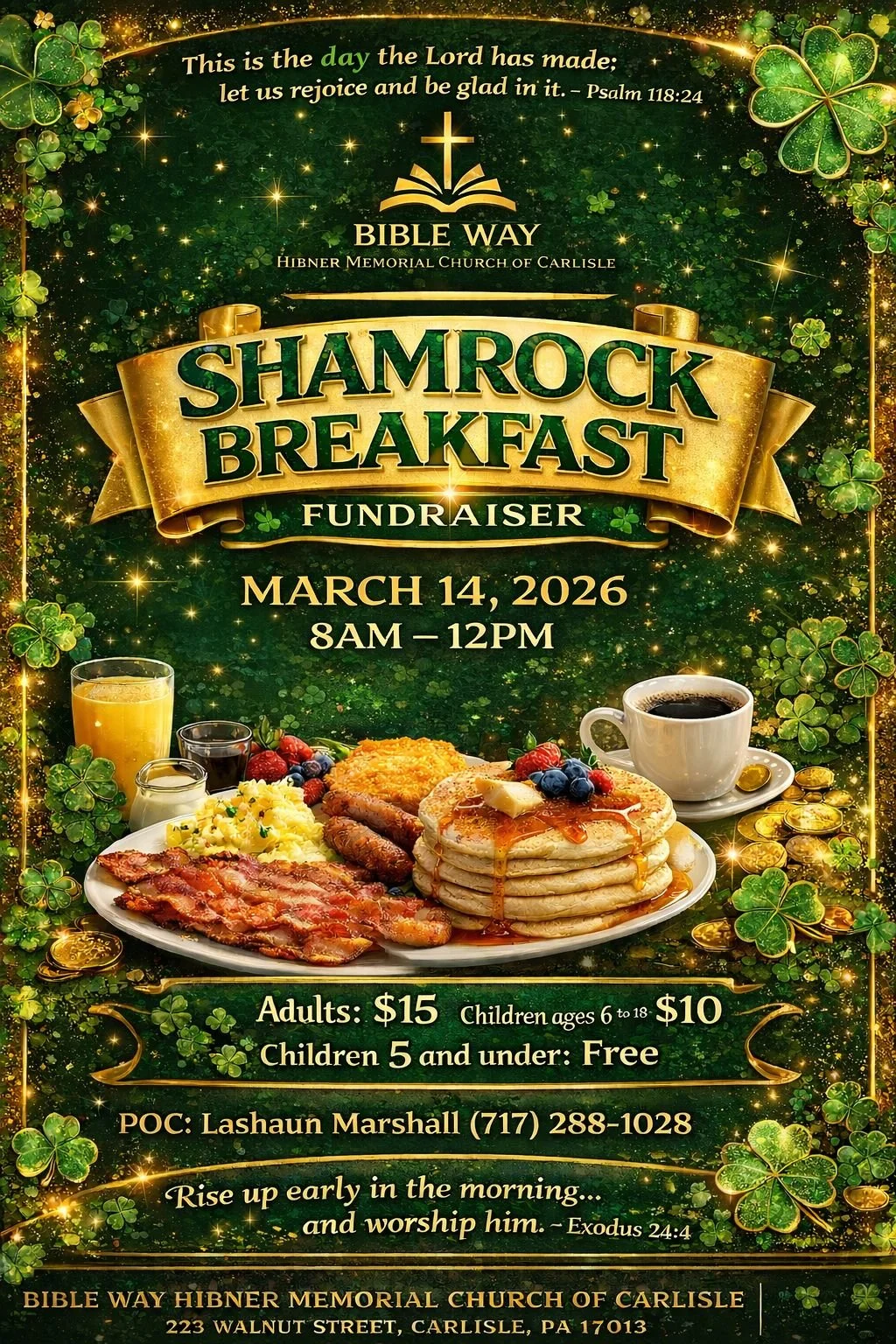 Shamrock Breakfast Fundraiser