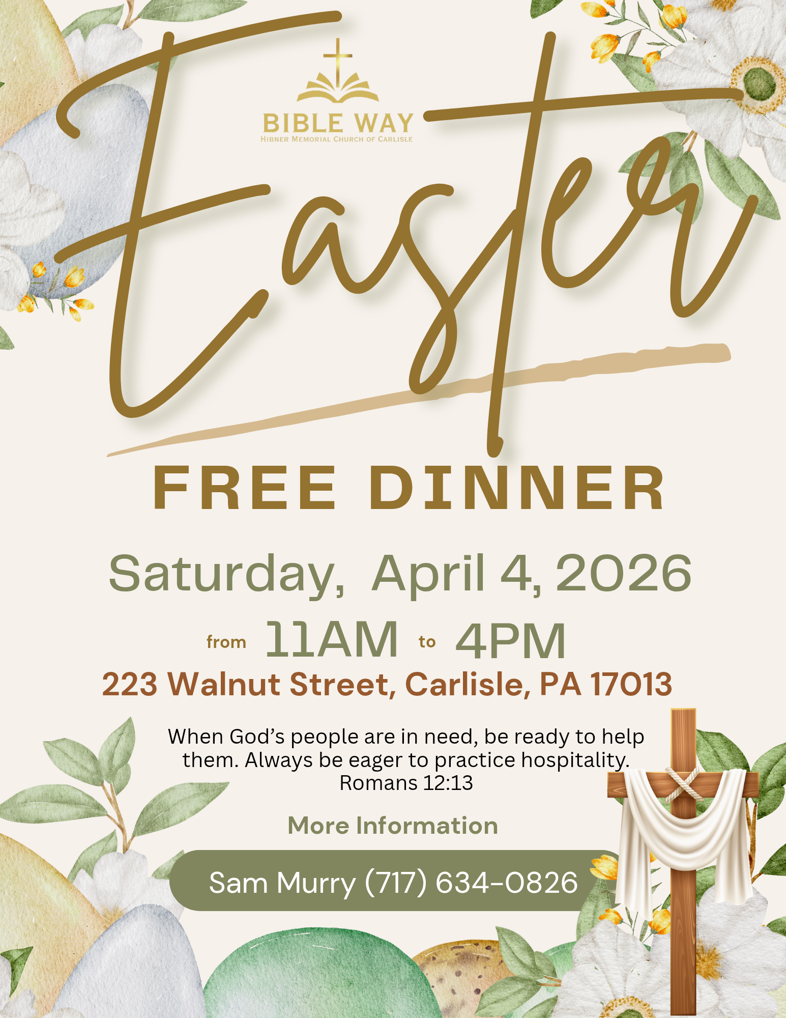 Free Easter Dinner
