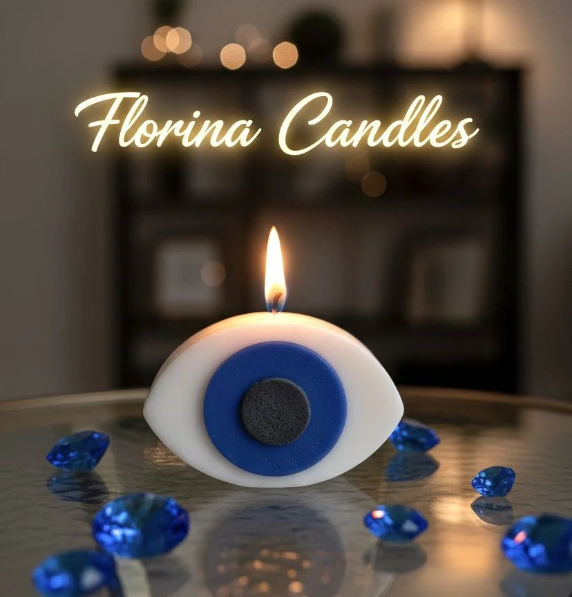 Florina evil eye candle