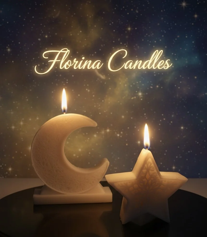 Florina star & moon candles