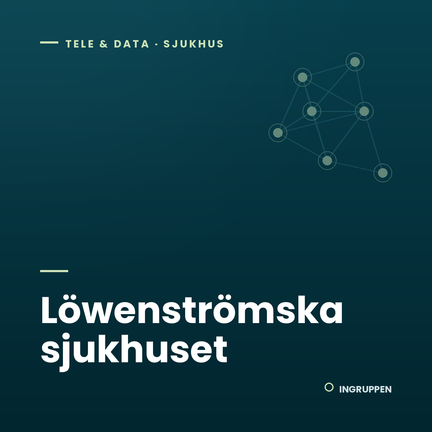 Löpande tele- och dataservice på Löwenströmska sjukhuset