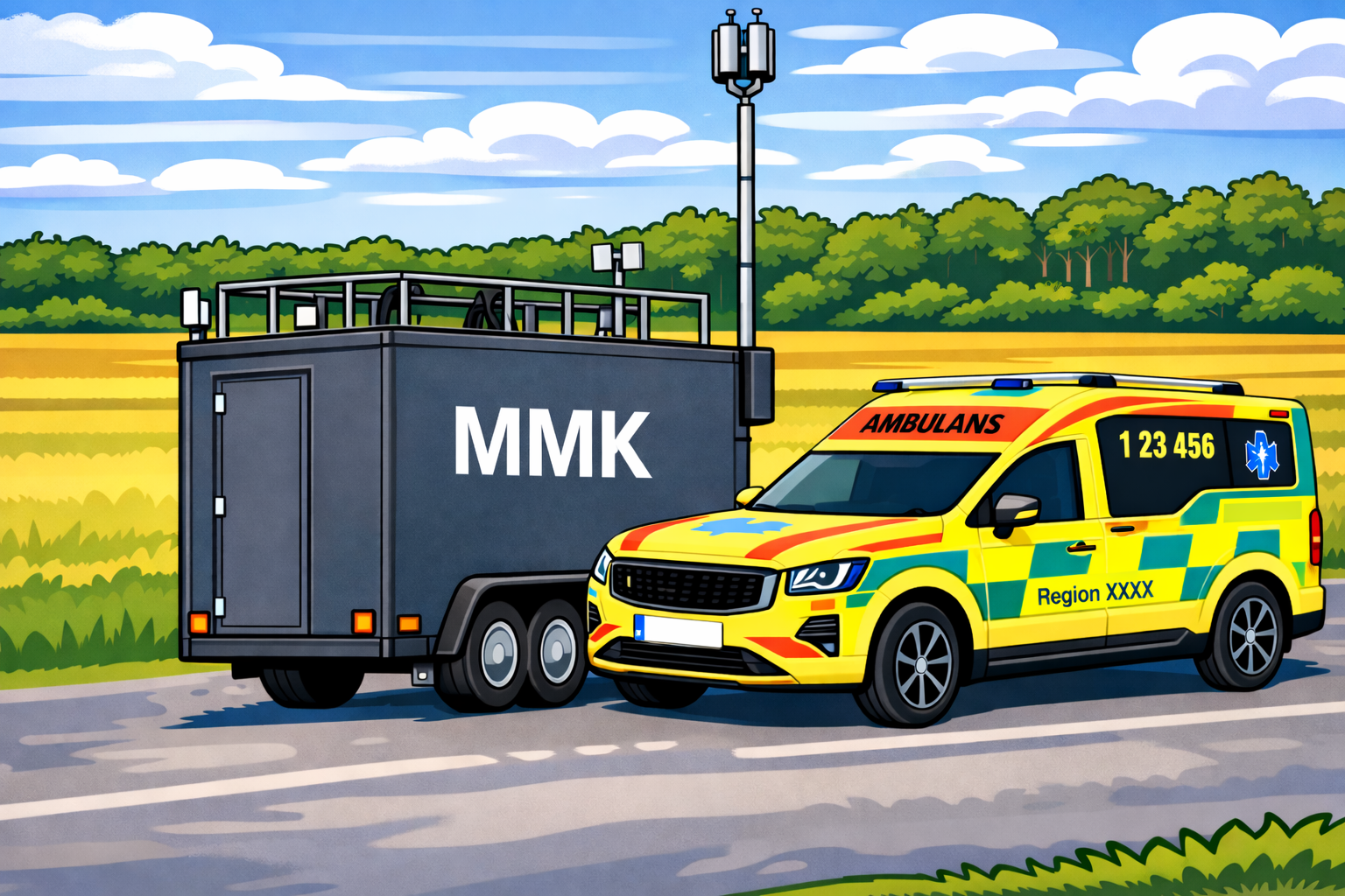 Modulär och mobil kommunikationsplattform