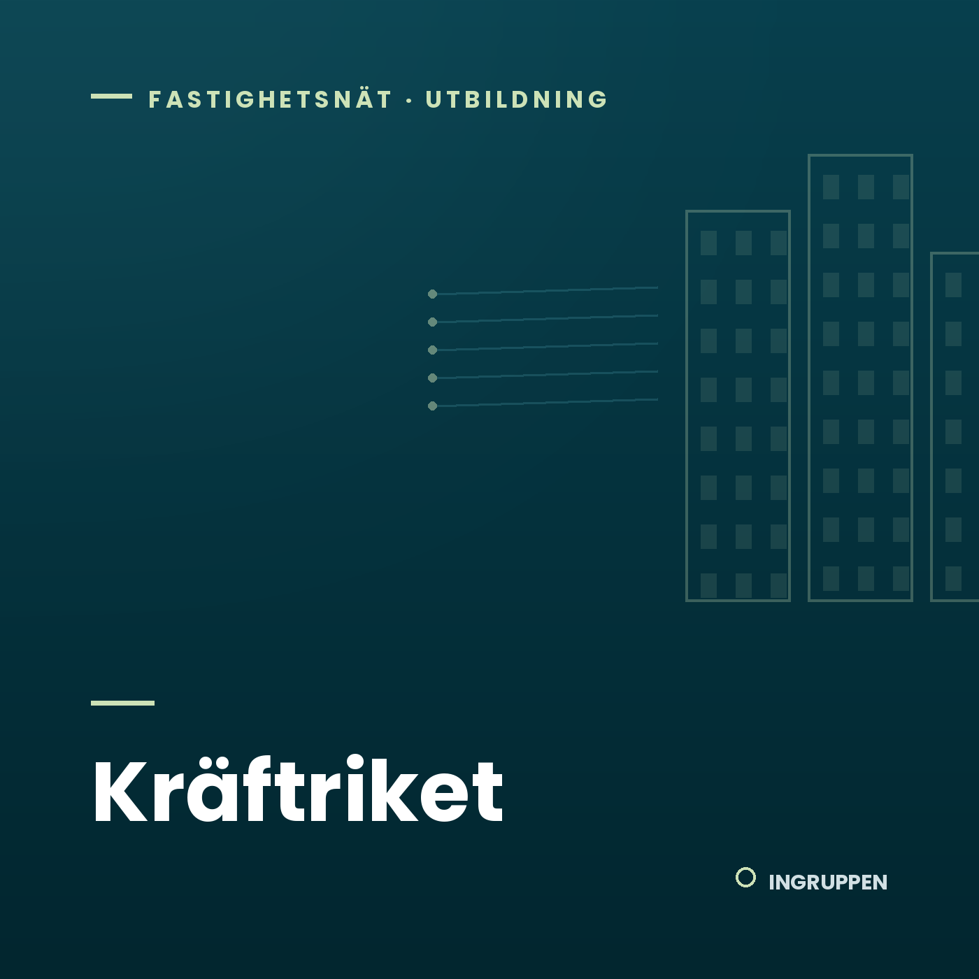 Nytt fastighetsnät i Kräftriket – Folkuniversitetet