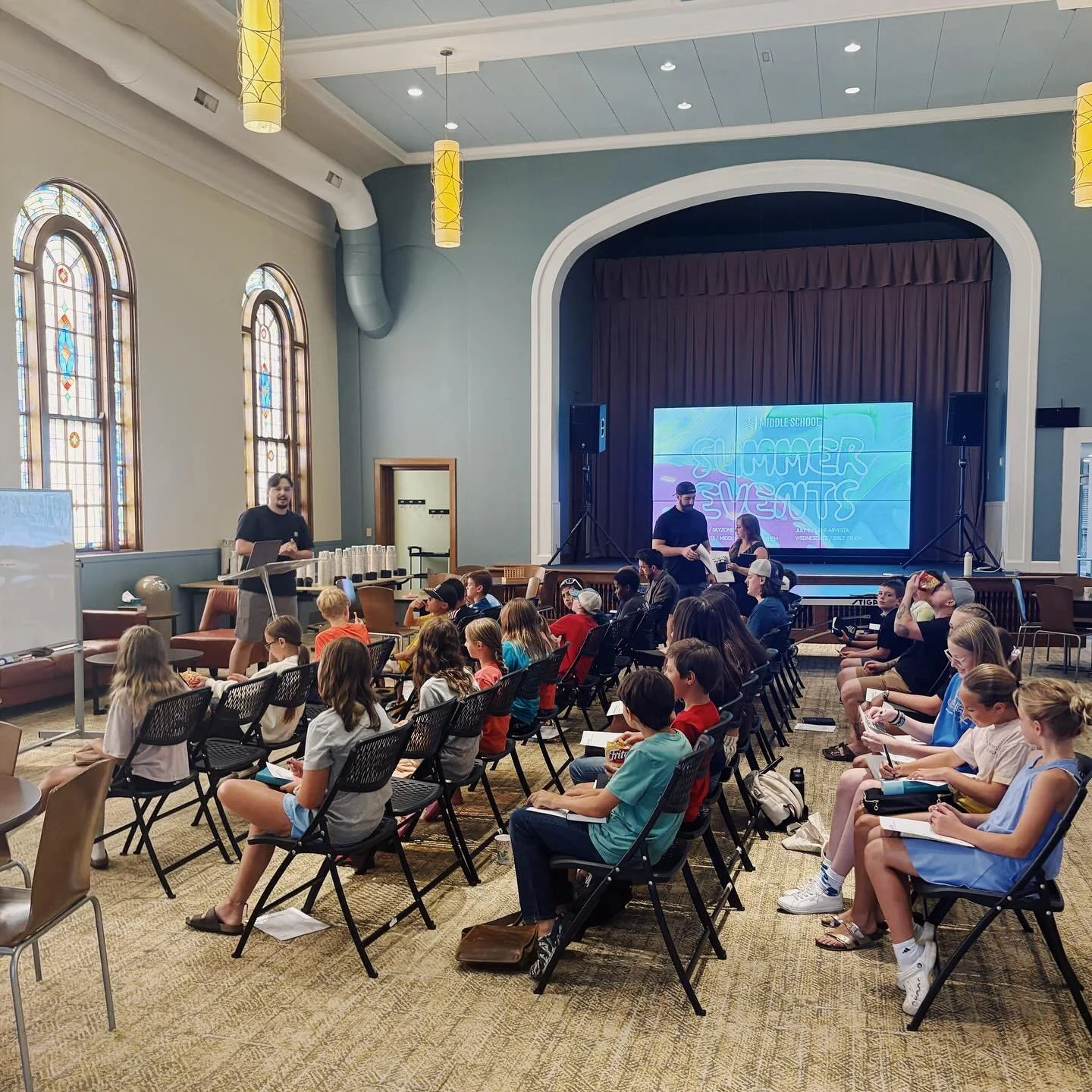 B I B L E  S T U D Y

We are halfway into our summer Bible study through Philippians, and we just gotta say that we have the BEST crew here at MSM. 

Most Wednesday nights we gather and play games, eat snacks, and then dive into God&rsquo;s word toge