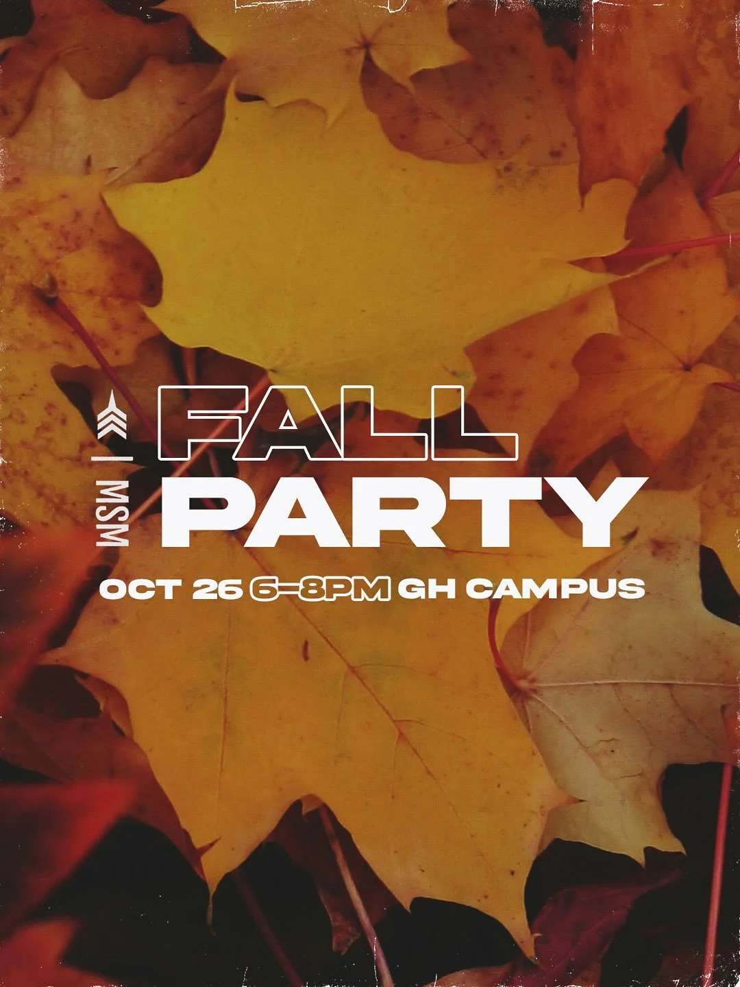 MSM FALL PARTY 🍂🎉
October 26, 6-8pm, GH campus

Fall in Michigan is the BEST reason to throw a party &mdash; and we&rsquo;ve got an incredible MSM one planned! 

Fall party at MSM means 
	⁃	epic costume competition (with an equally epic prize for t