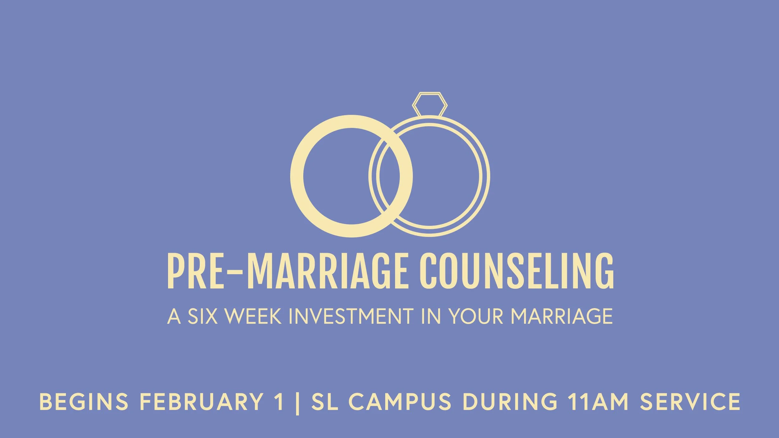 PRE-MARRIAGE COUNSELING