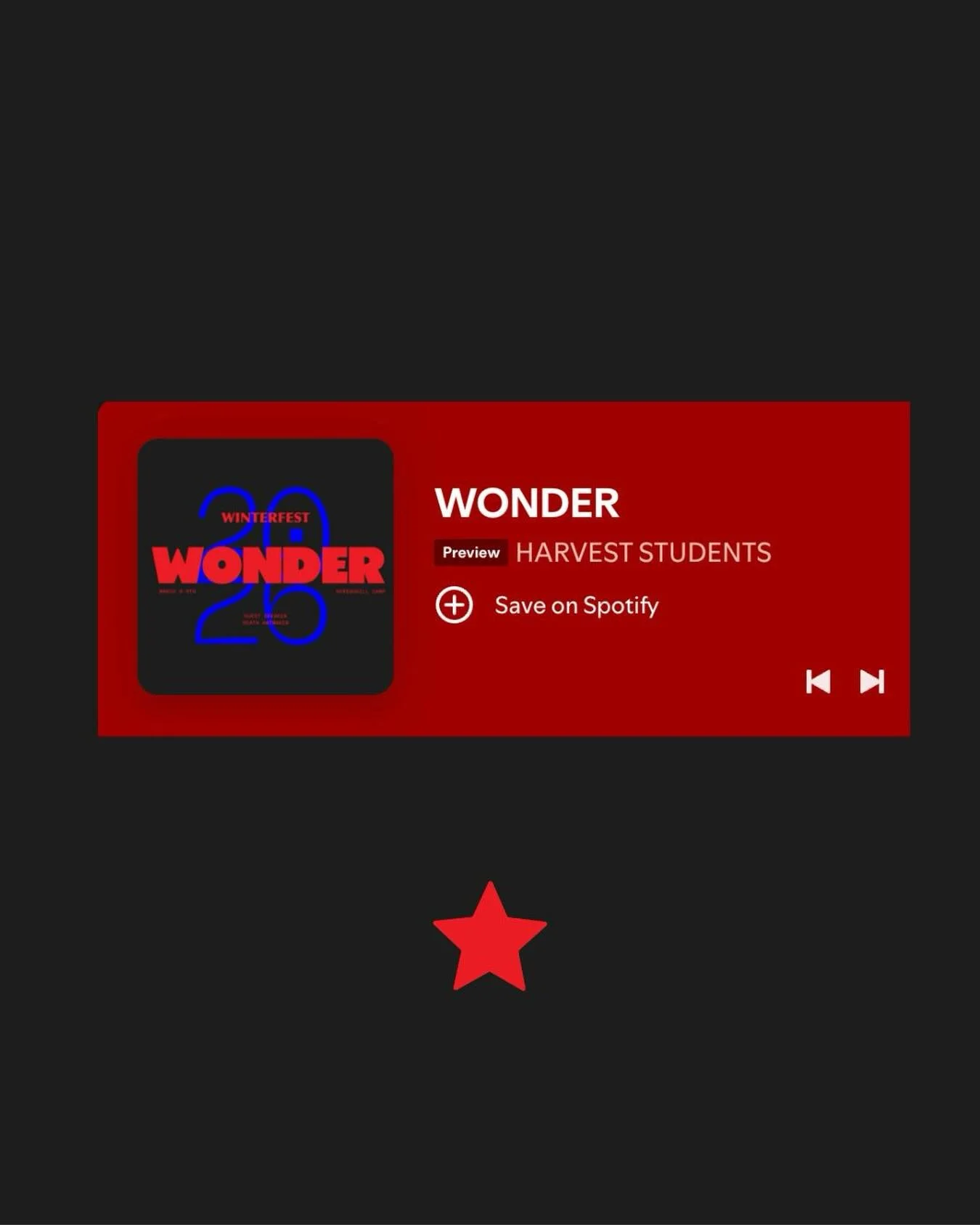 WF26 PLAYLIST ALERT: &ldquo;WONDER&rdquo;

Camp can usually be summarized by the songs that we sing while we&rsquo;re up there &mdash; 

SC25 it was &ldquo;Center&rdquo; / WF25 it was &ldquo;My Hallelujah&rdquo; / and this WF26 we can&rsquo;t wait to