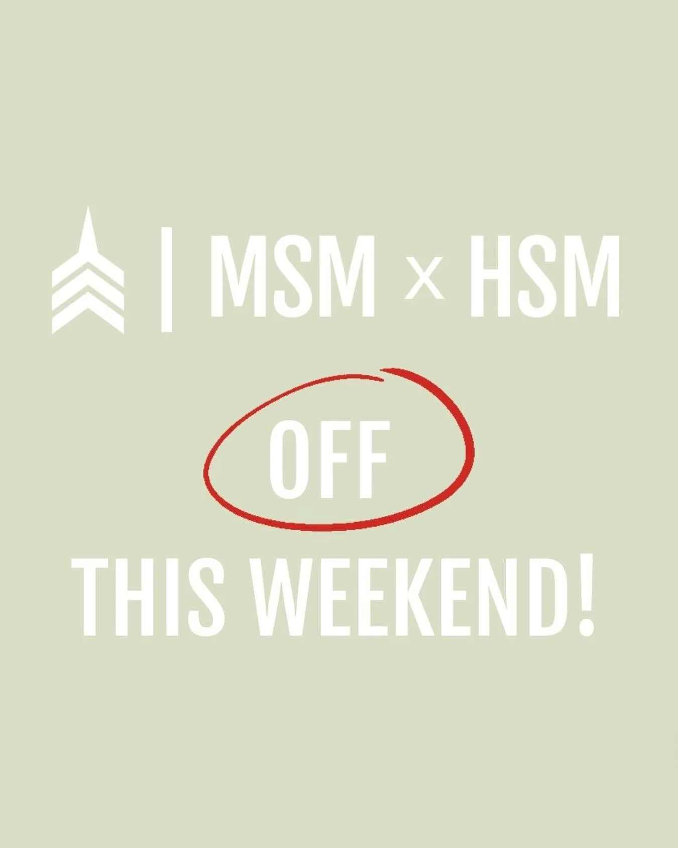 HAPPY EASTER! 

HSM x MSM are off this Sunday for Easter x spring break &mdash; see you back on the 12th! 

HE IS RISEN!