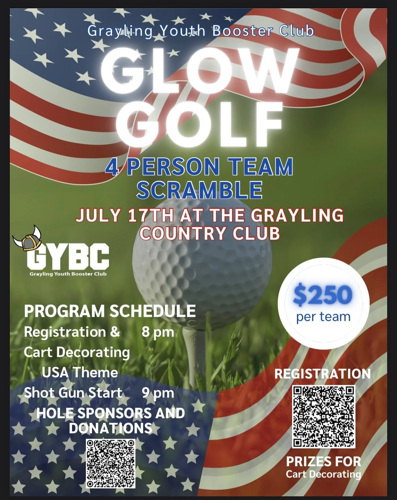 GYBC GLOW GOLF Outing