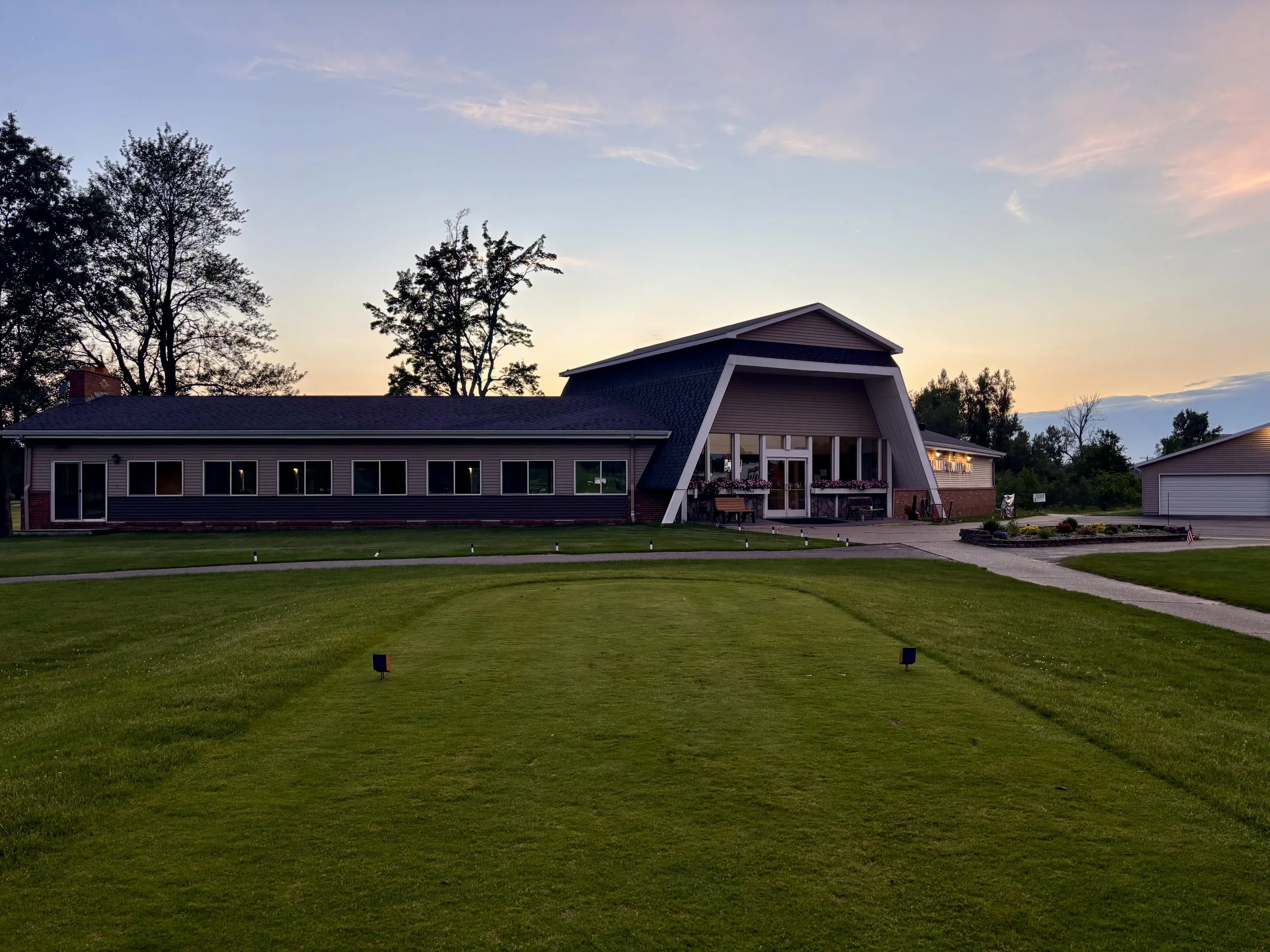 Sunset Over the Clubhouse