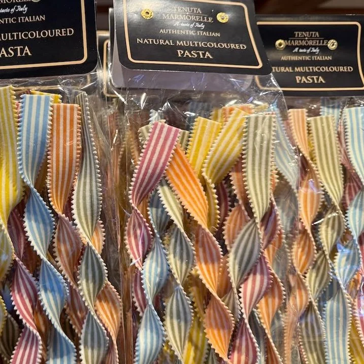 A colourful pressie for the Italian food lover&hellip; Our multicoloured artisan pasta isn&rsquo;t just beautiful to look at, it&rsquo;s authentic, delicious, and makes a perfect little indulgent gift! 

#hereford #herefordshire #hereforddeli #italia
