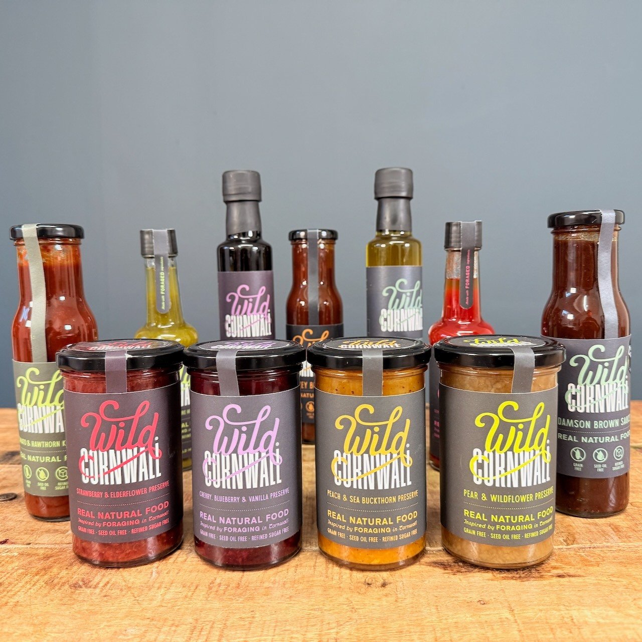 Foraged flavour from Cornwall. 🌿

We absolutely love these products from Wild Cornwall, bold, vibrant preserves and sauces inspired by real ingredients and traditional foraging.

From Strawberry &amp; Elderflower and Cherry, Blueberry &amp; Vanilla 