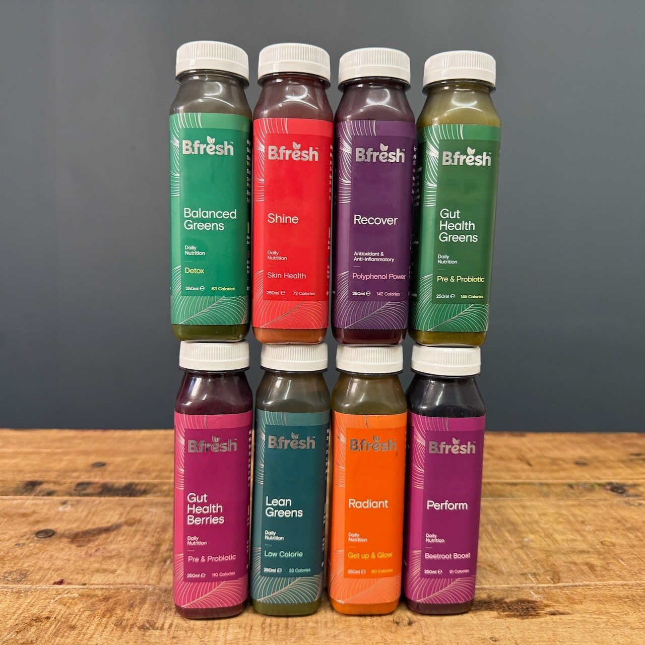 Feeling like you need a reset? 🥬🍓🥕Well these are amazing!!

Meet the B.fresh cold-pressed range, packed with vibrant fruit &amp; veg blends designed to fit into busy days.

From Balanced Greens and Lean Greens to Gut Health Greens &amp; Berries, p