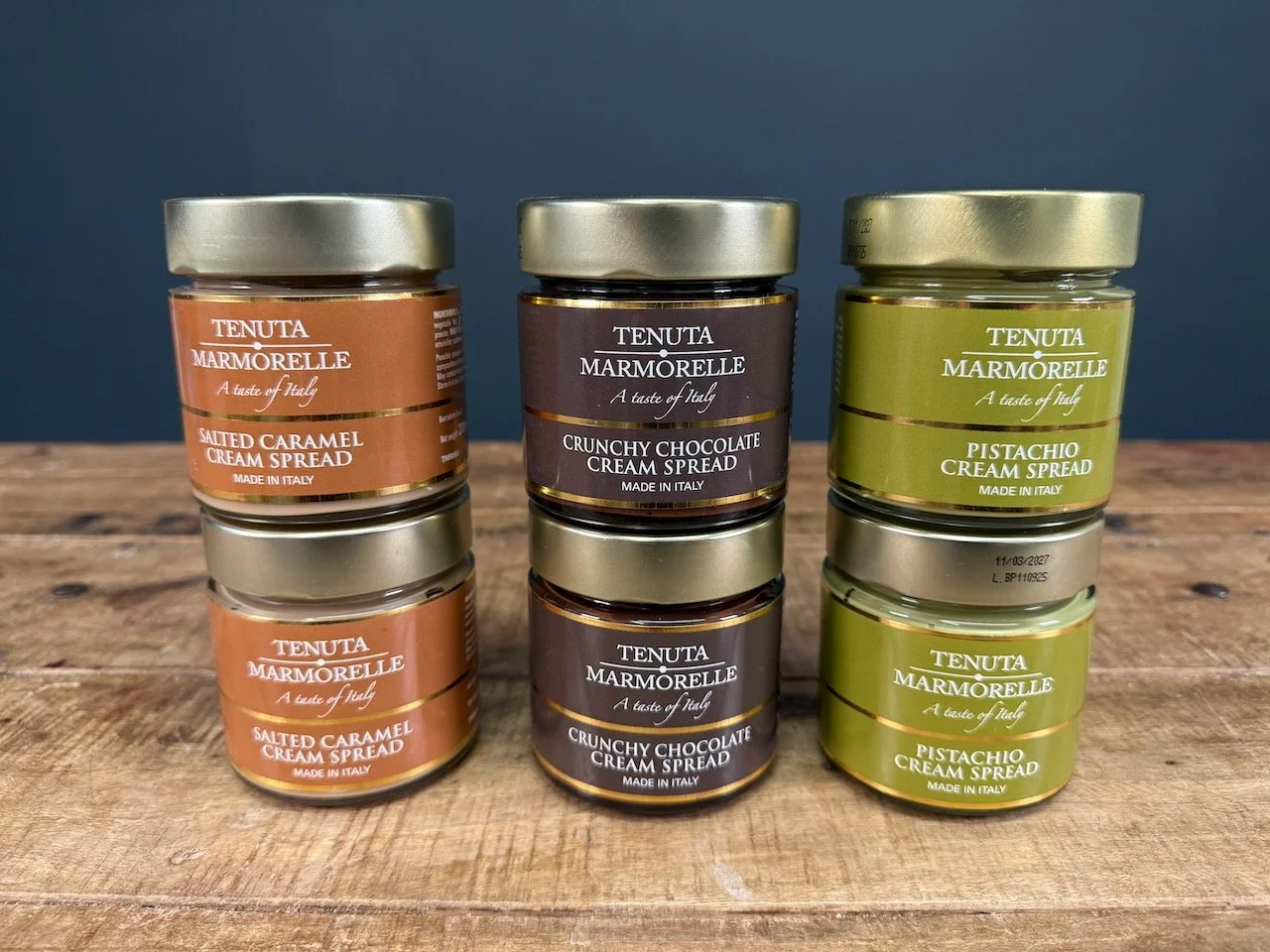 A little jar of Italian indulgence. 🇮🇹

These beautiful spreads from Tenuta Marmorelle bring a proper taste of Italy to the shelf.

Rich, smooth and seriously moreish &mdash; perfect on toast, drizzled over pancakes, spread into pastries, or (let&r