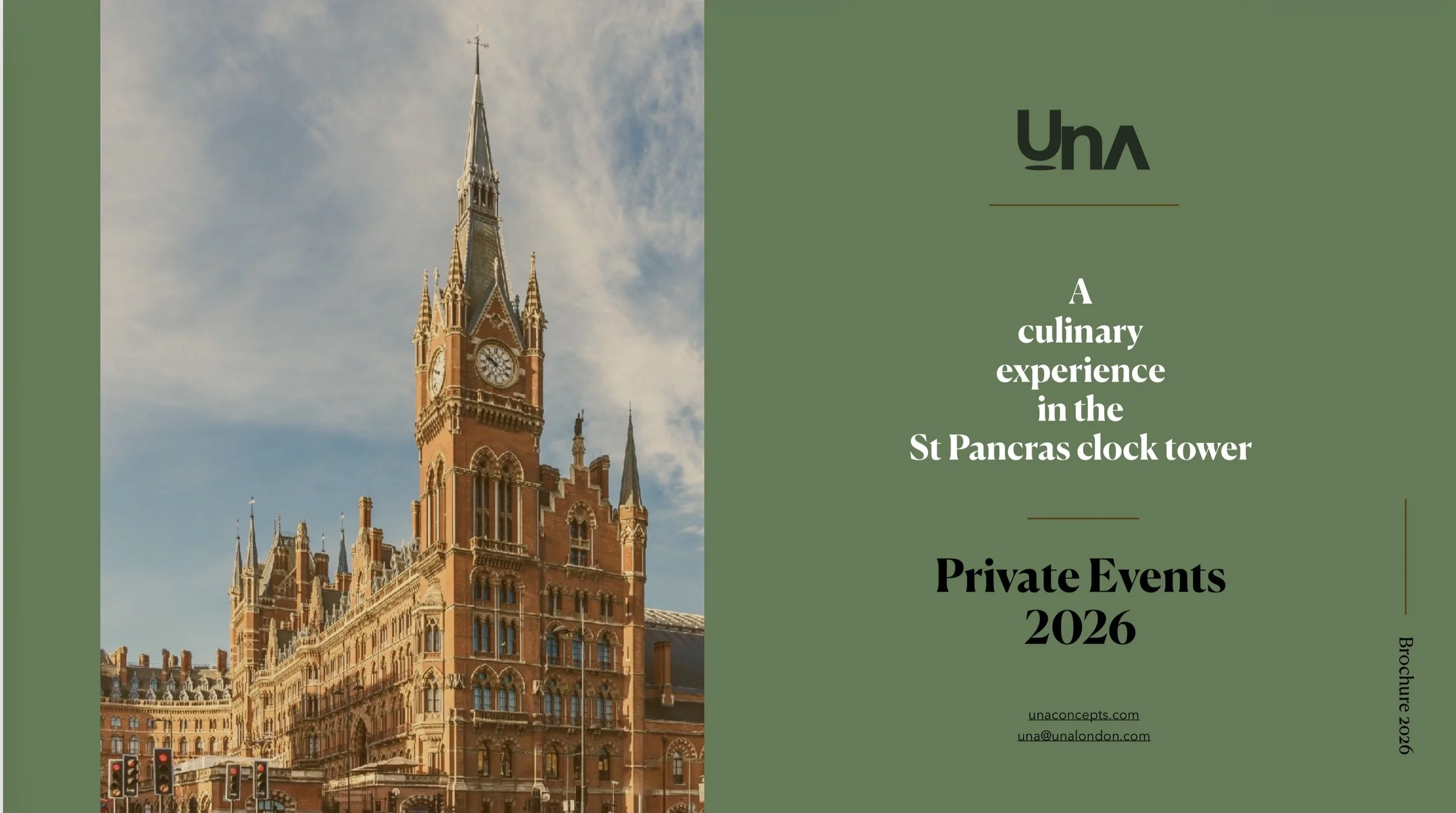 PRIVATE DINNERS BROCHURE