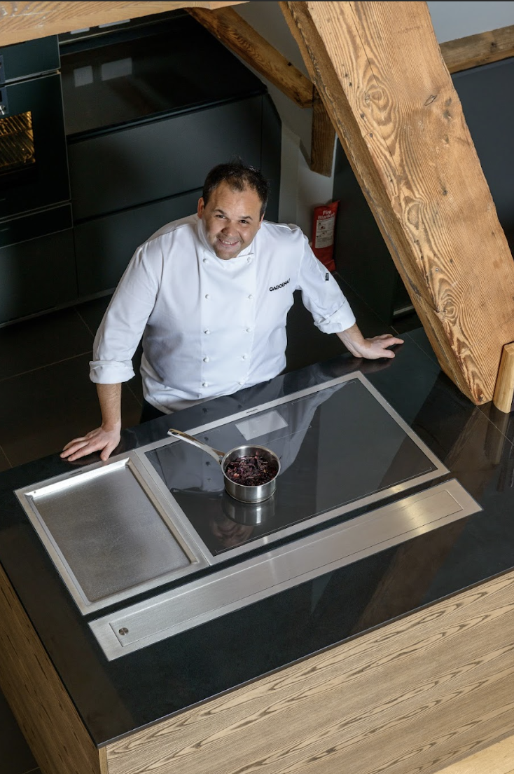 Martin Milesi, una at the St Pancras clock tower. Gaggenau. Design. 