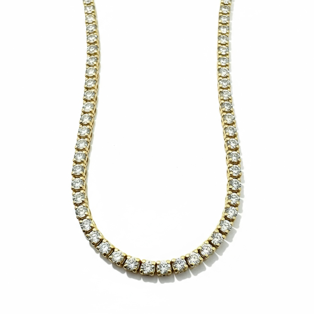 The Diamond Tennis Necklace