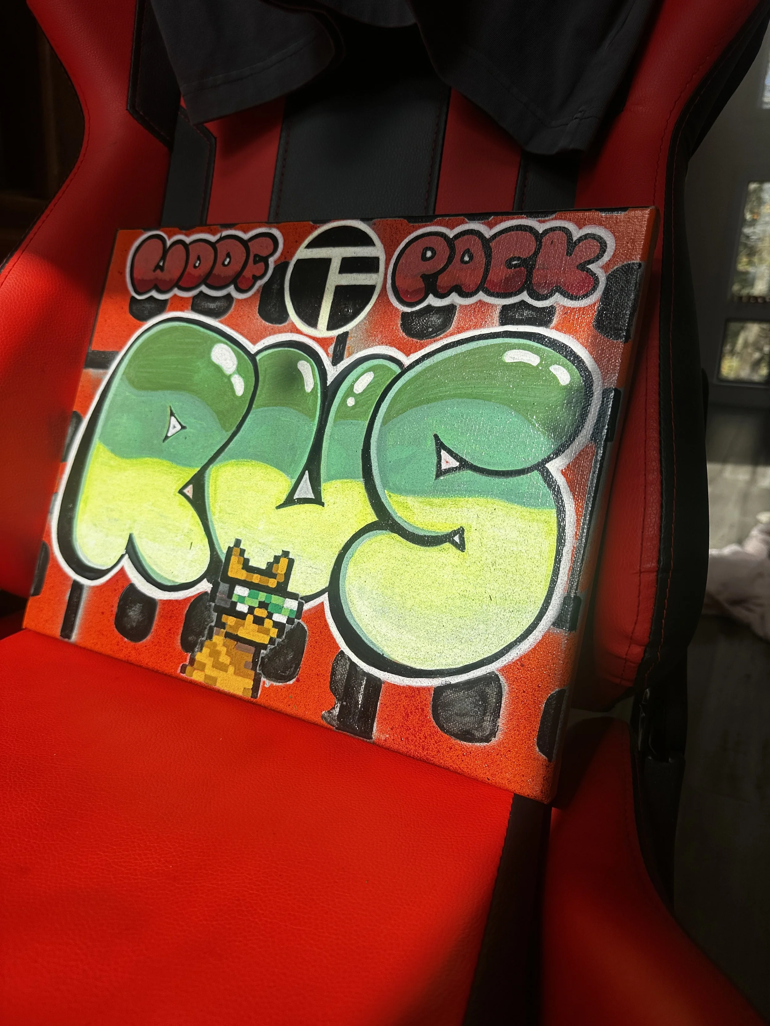 Custom Graffiti Plaque