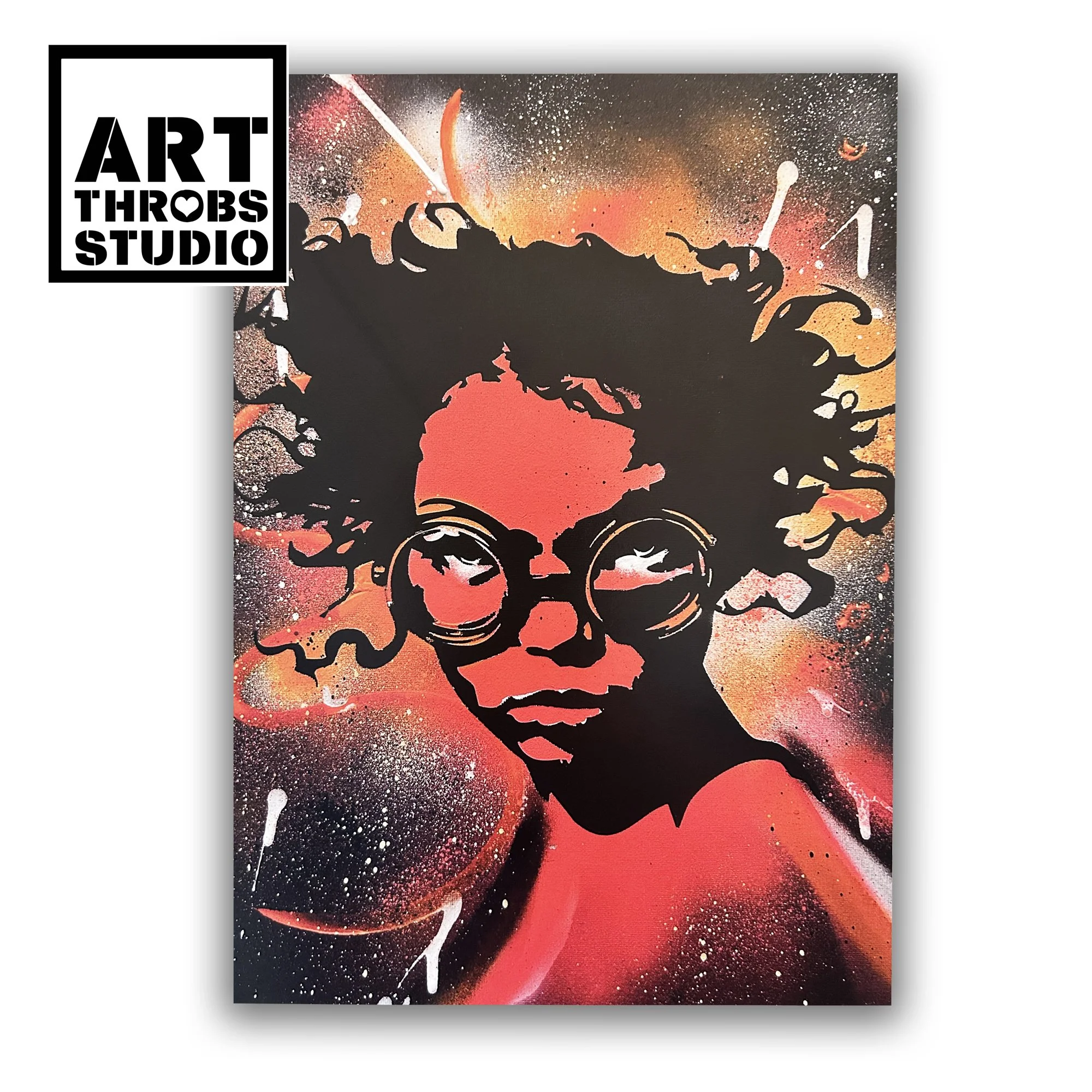 Set of 5 Art Throbs Studio's Limited Edition Signed Prints