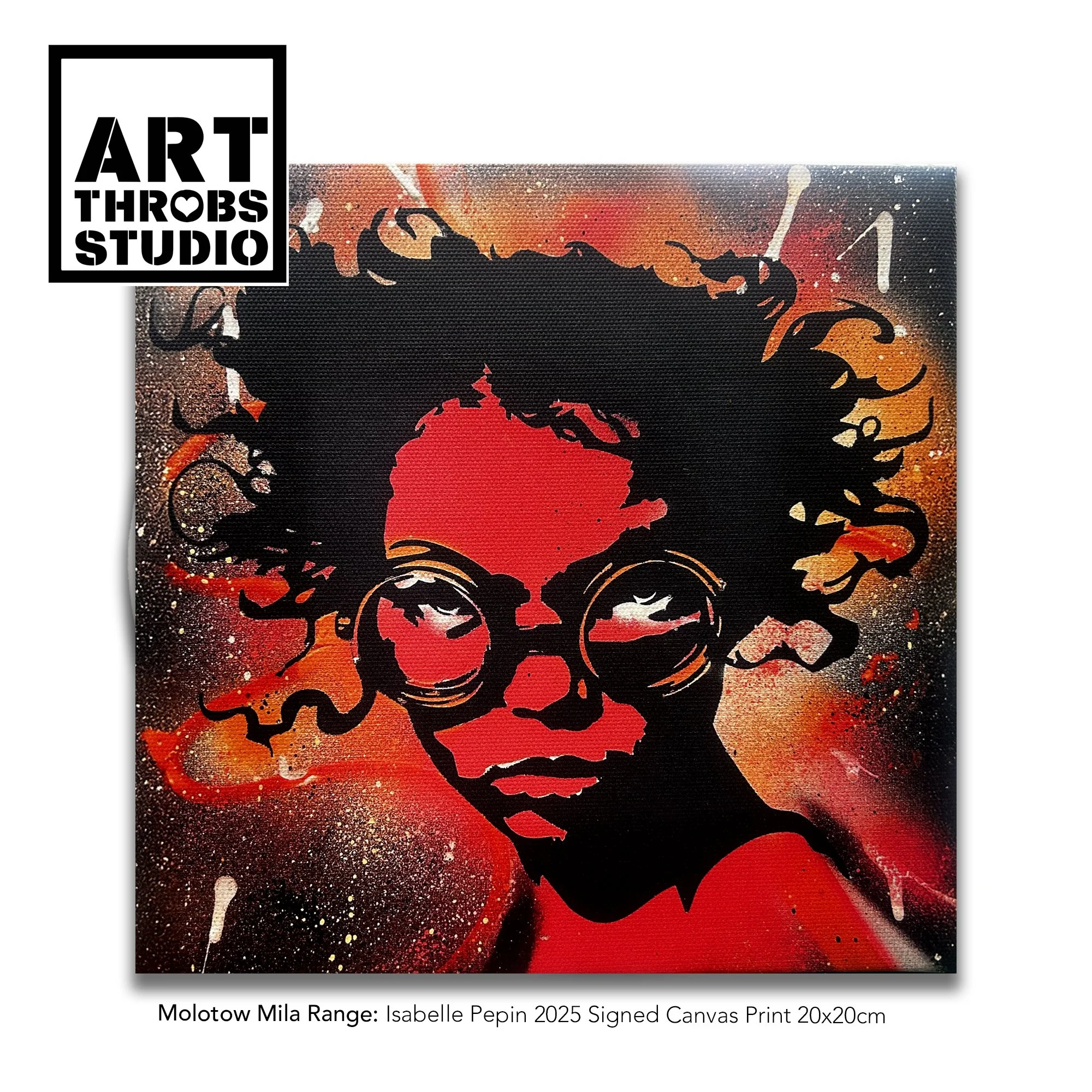 Molotow Mila Limited Edition Canvas Print 20 x 20cm