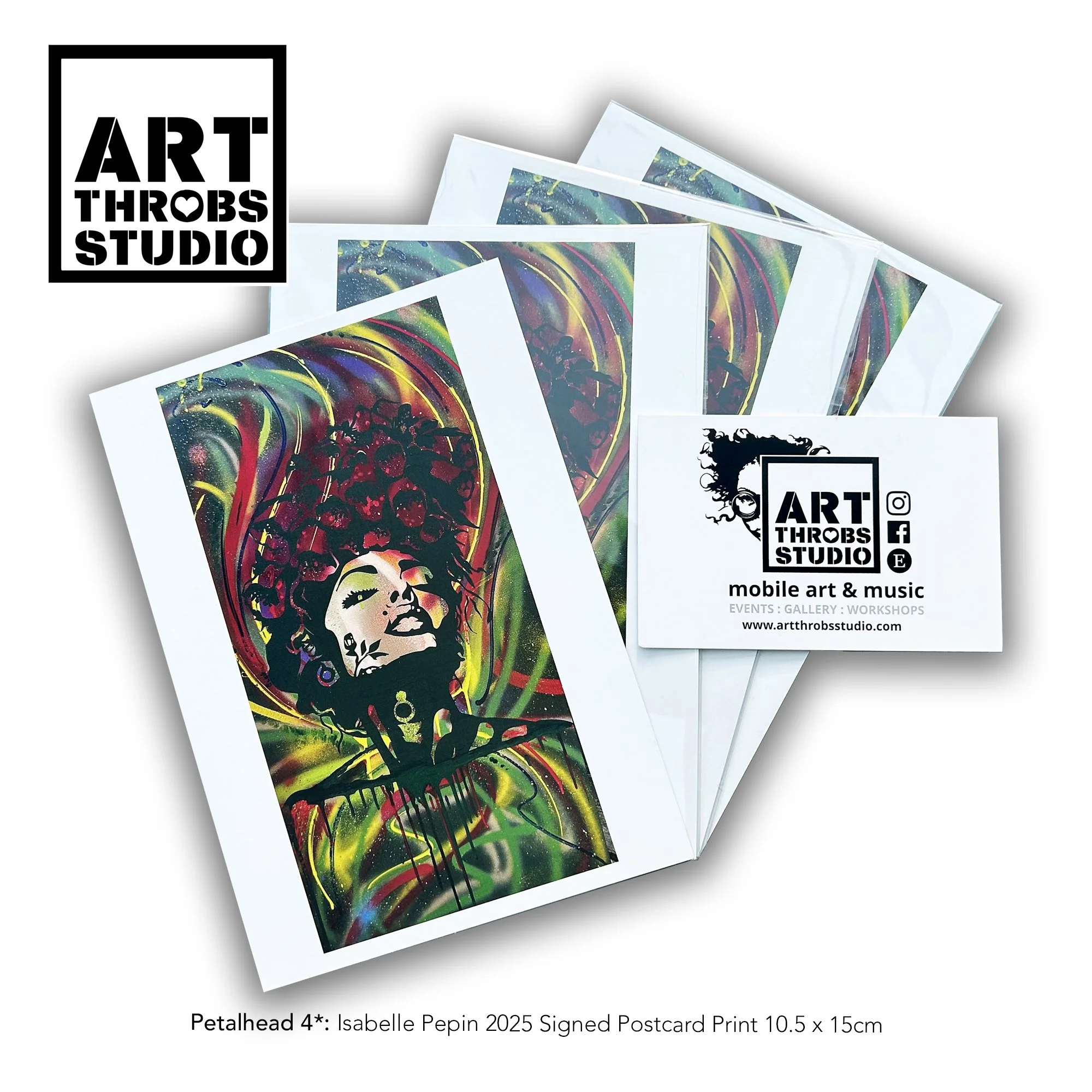 Petalhead *4 2025 Limited Edition Signed Postcard Print 15 x 10.5cm