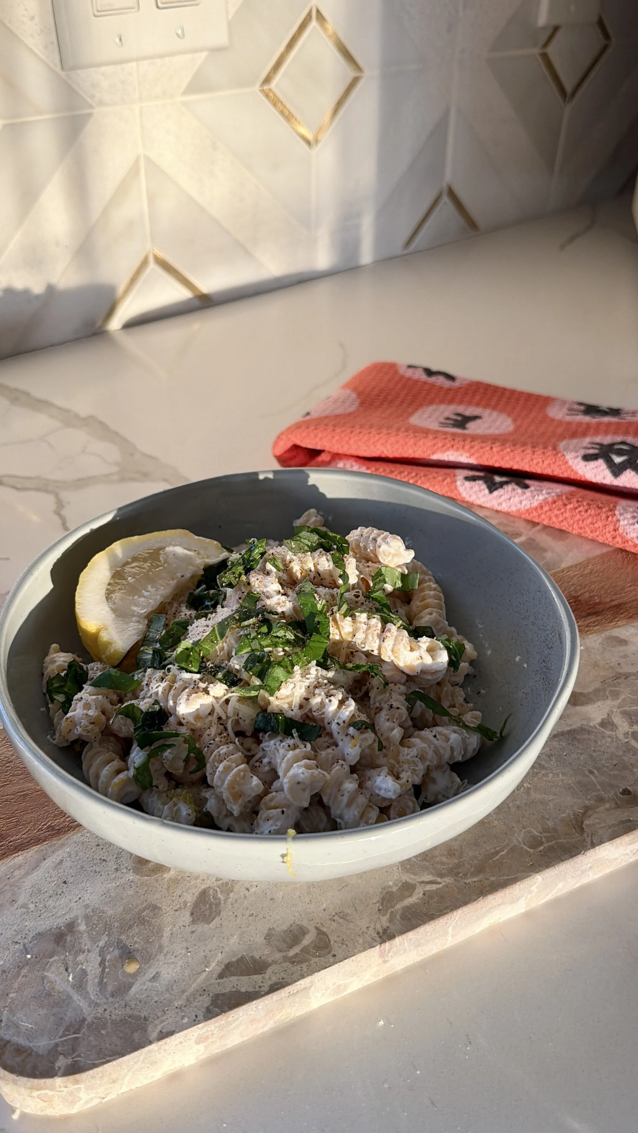 Lemon Ricotta High-Protein Fusilli