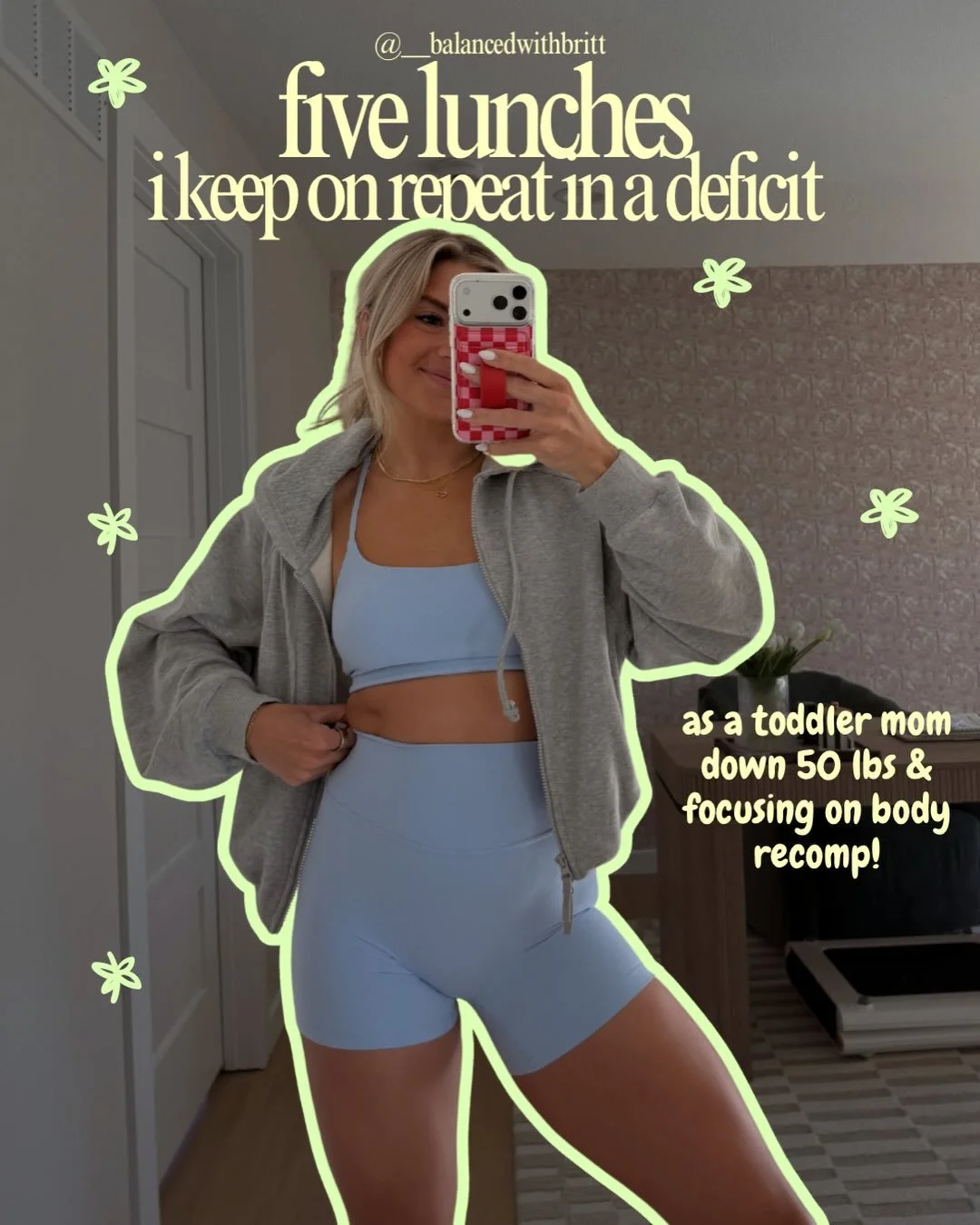 i fear i am obsessed with this series 🤌🏼5 more deficit friendly recipes for you!! this time we did easy lunches 💫🫑👩🏼&zwj;🍳🍕🪩🌶️ because (and don&rsquo;t you forget this!!) being in a deficit doesn&rsquo;t have to suck.

you know the drill: l