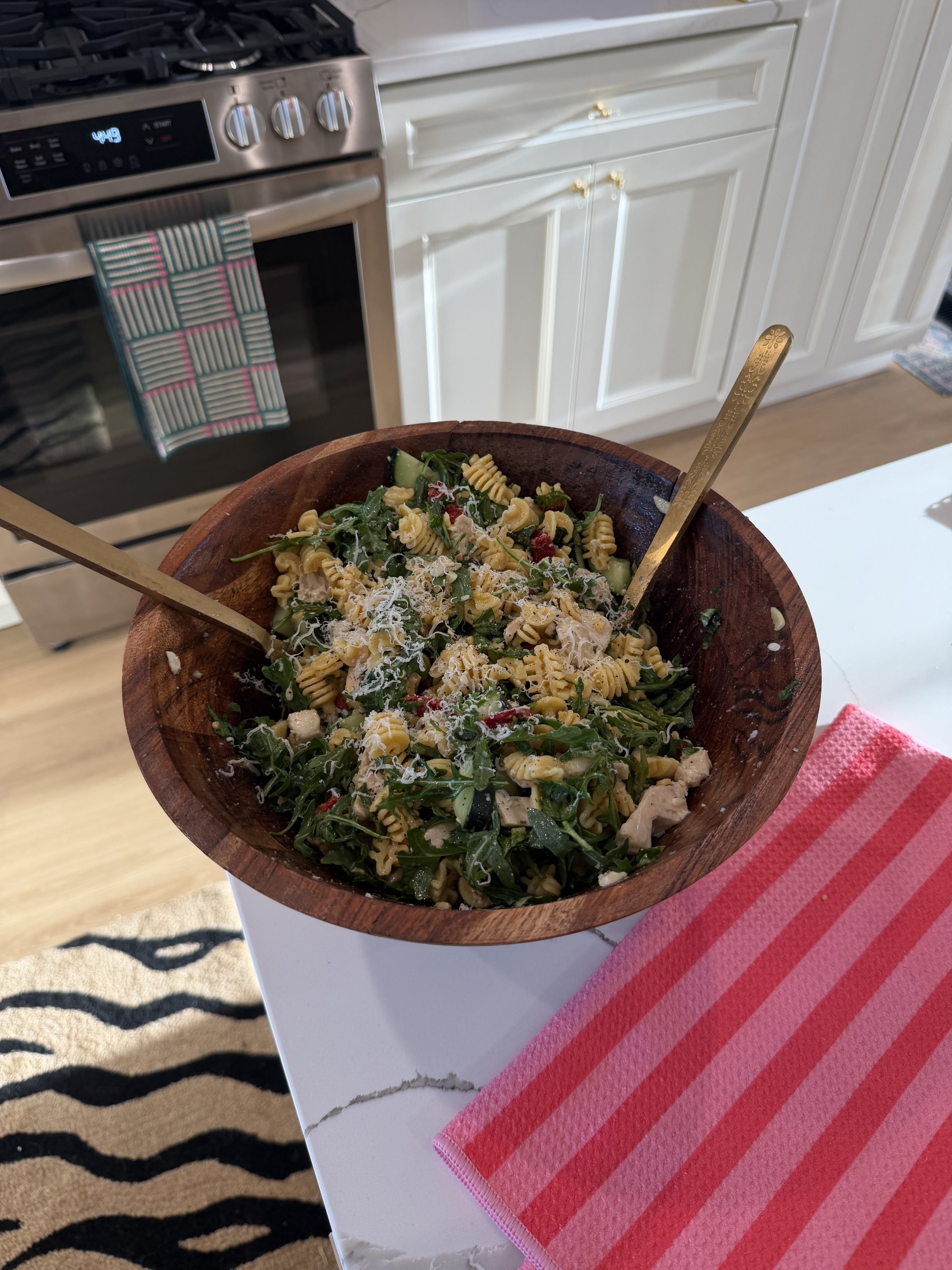 Lemon Chicken Protein Pasta Salad