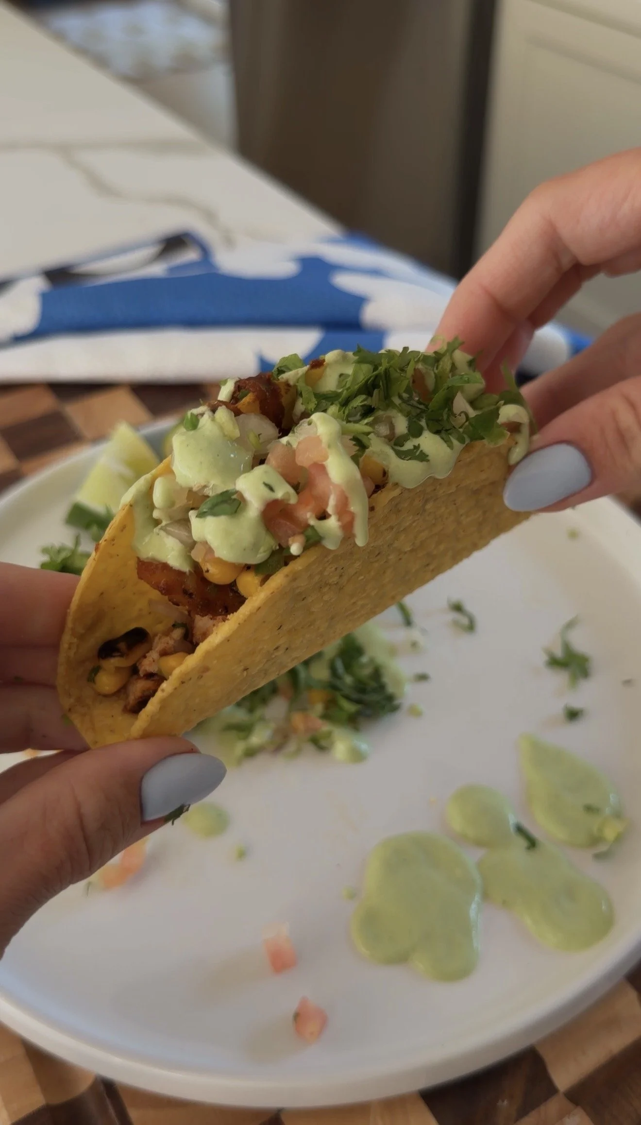 Chipotle-Inspired Chicken Tacos (viral on tiktok!)